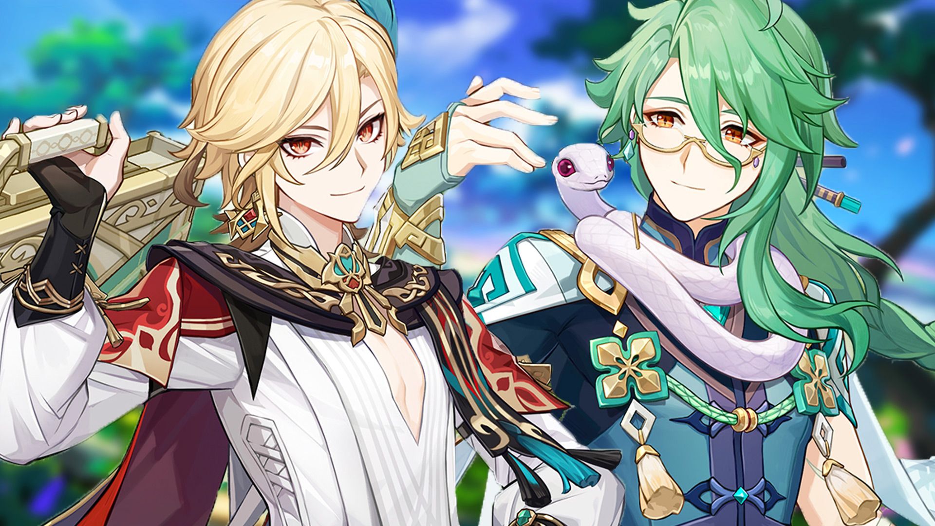 1920x1080 Genshin Impact Baizhu and Kaveh officially revealed
