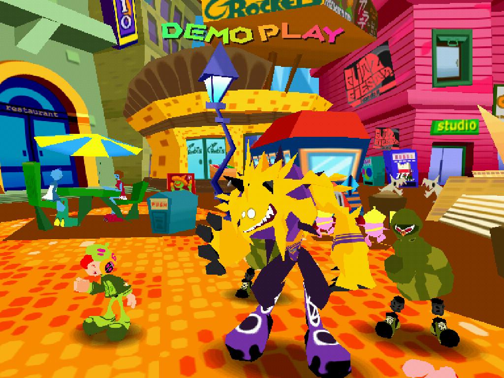 1024x768 Cool Cool Toon (SNK) This rhythm game from the early days of the PS2 is oozing with superflat y2k style. The character designs, in particular, were a major reference for the cast