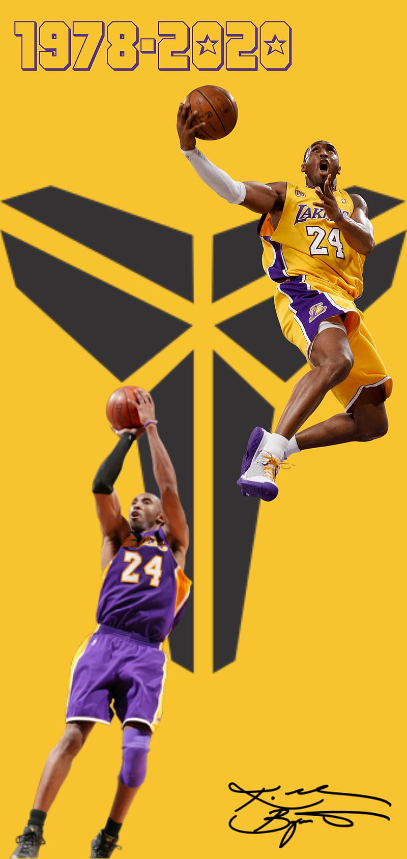 800x1689 HD kobe wallpaper