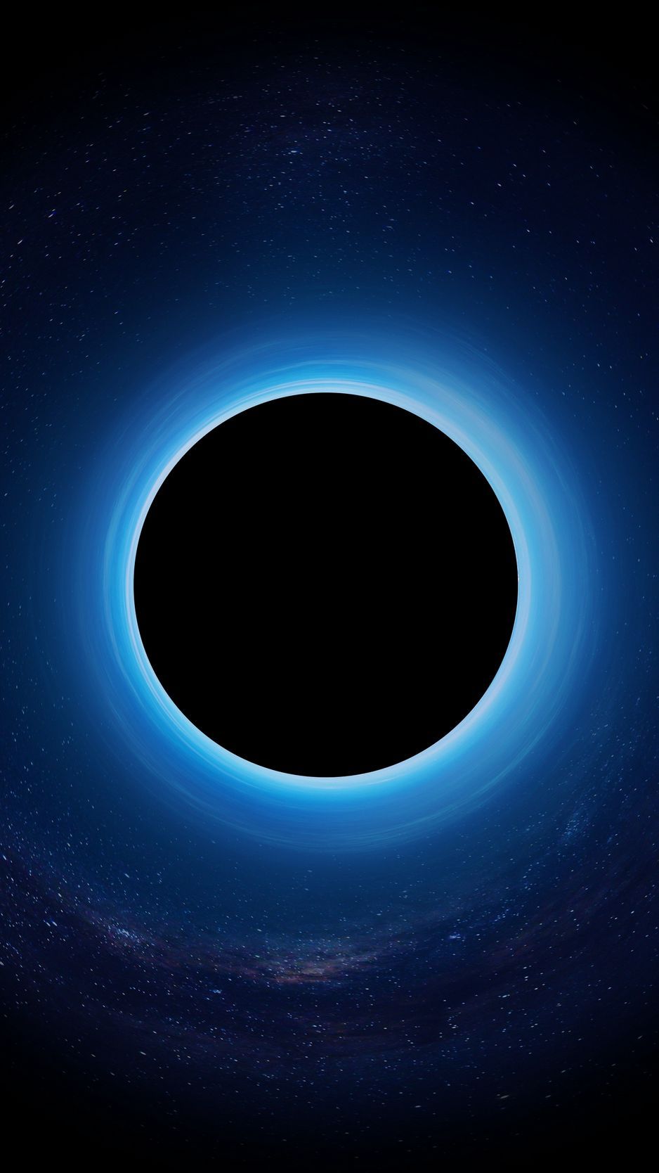 938x1668 Download Wallpaper 938x1668 Black Hole, Eclipse, Stars, Singularity, Planet, Space Iphone 8 7 6s 6 For Parallax HD Background