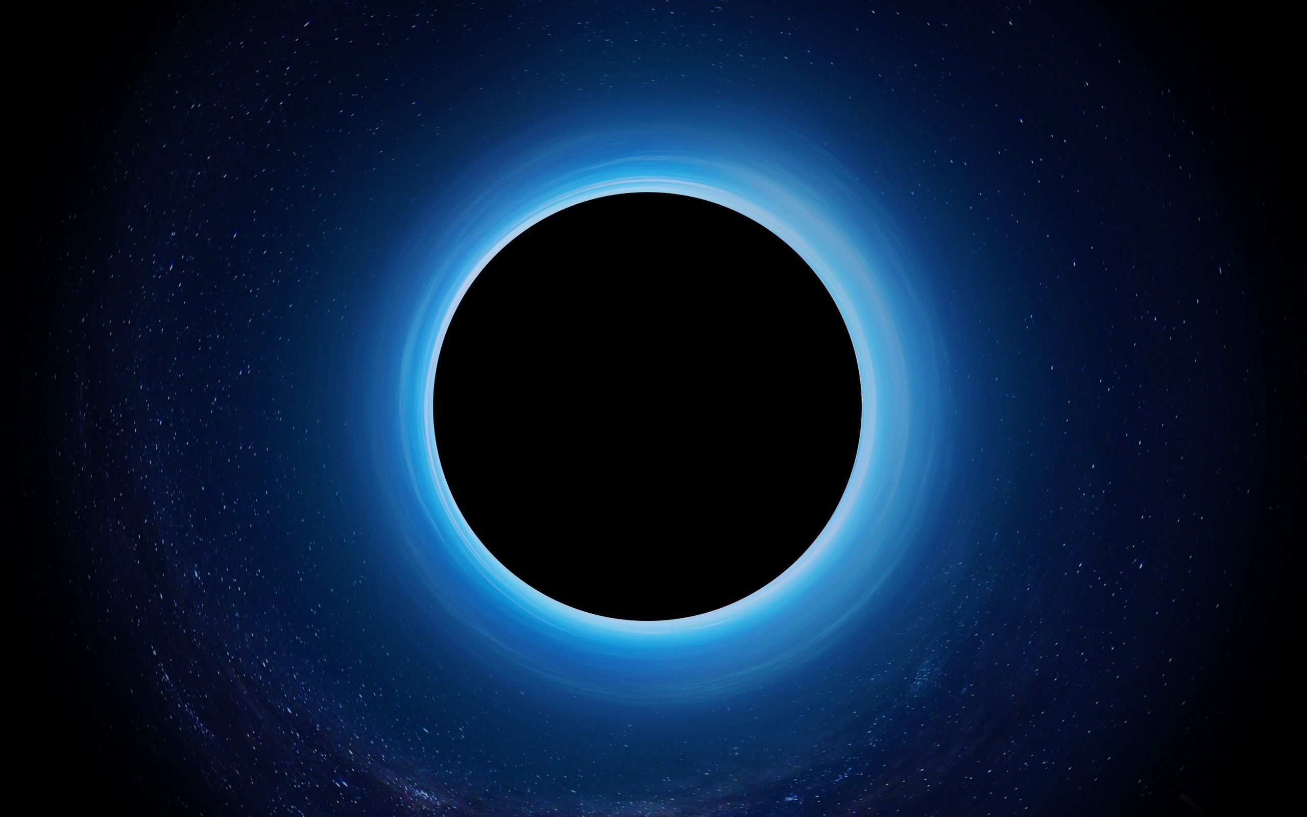 2560x1600 Download wallpaper 2560x1600 black hole, eclipse, stars, singularity, planet, space widescreen 16:10 HD background