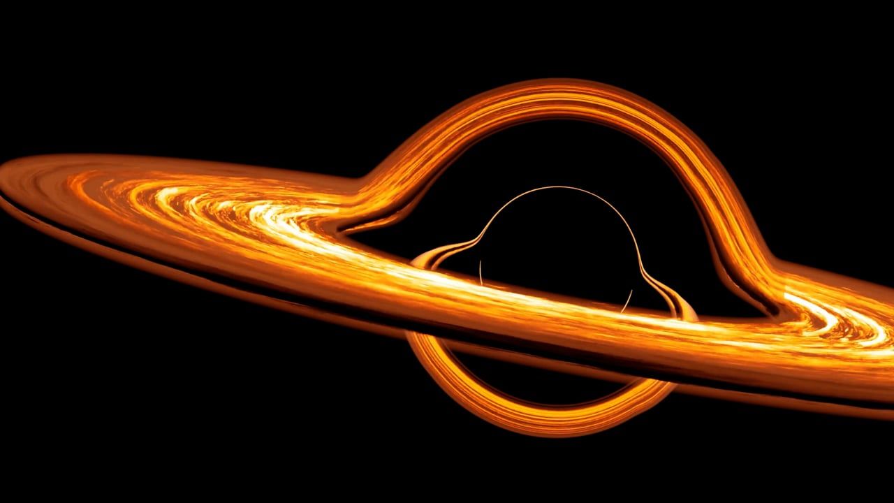 1280x720 Black Hole, Singularity, Space. Free Stock Video