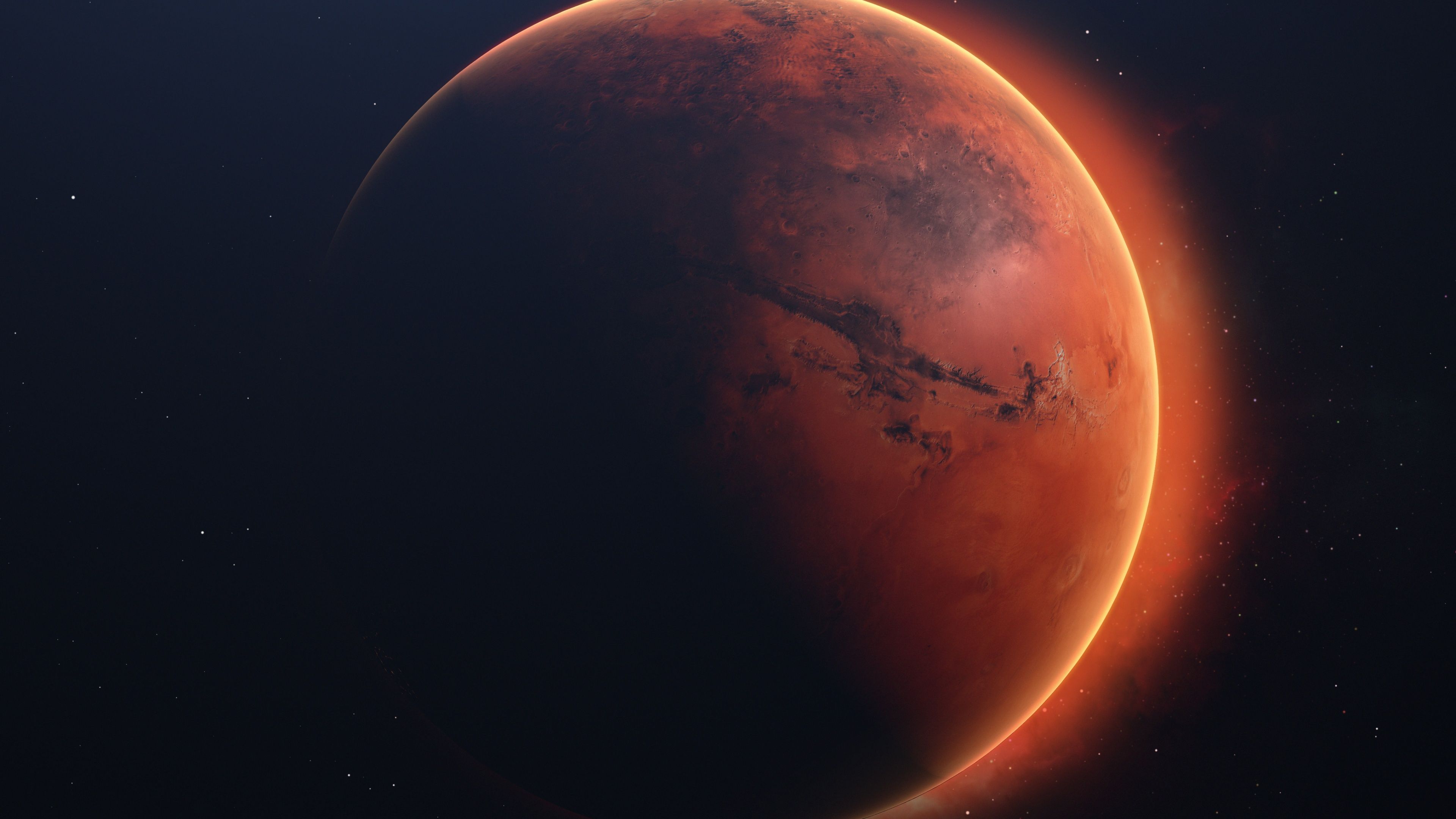 3840x2160 Mars Wallpaper 4K, Solar system, Planet, Red planet