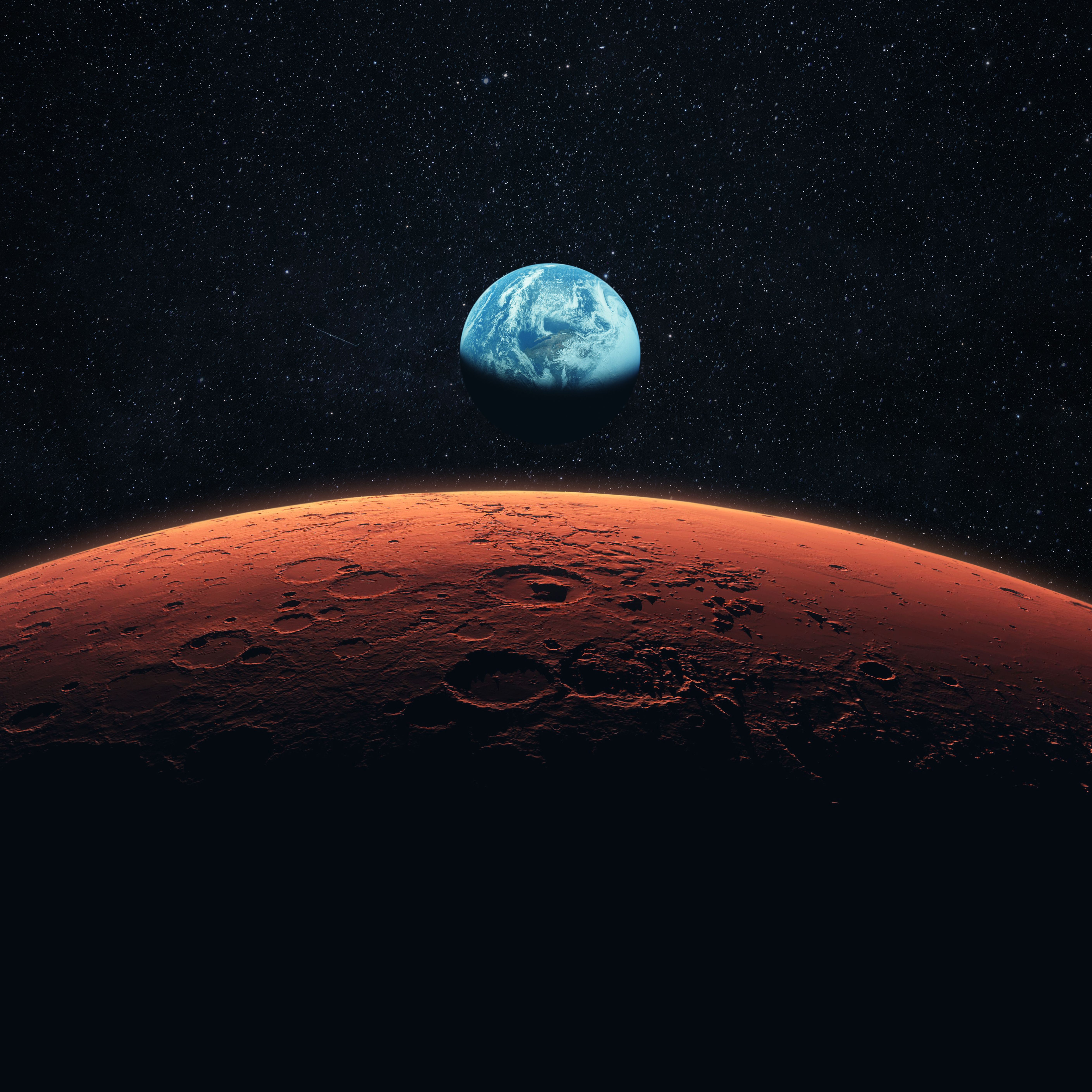 5635x5635 The Earth seen from Mars
