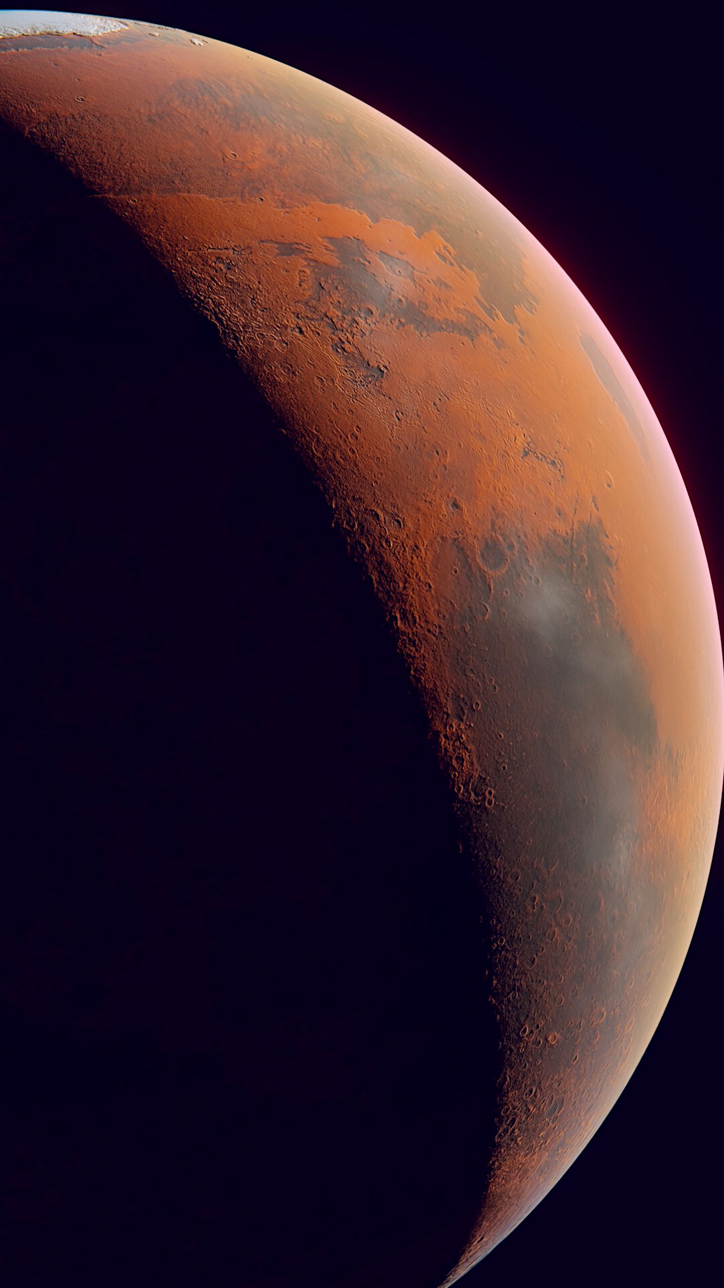 1440x2560 Download wallpaper 1440x2560 mars, planet, brown, surface, space qhd samsung galaxy s s edge, note, lg g4 HD background