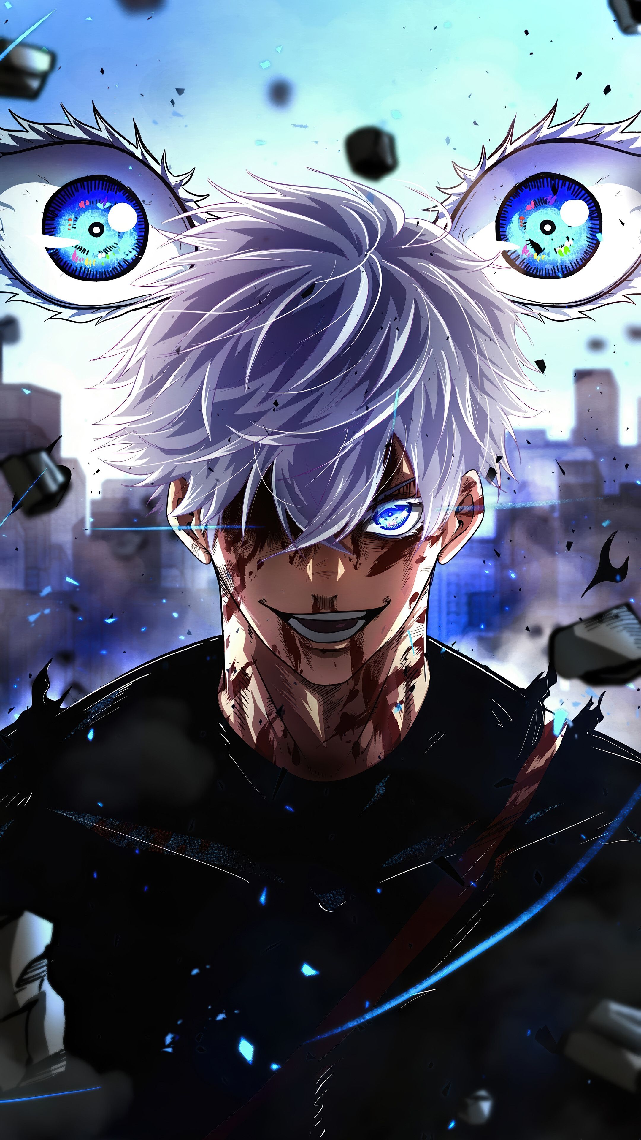 2160x3840 Satoru Gojo Eyes Jujutsu Kaisen Wallpaper 4K HD PC m