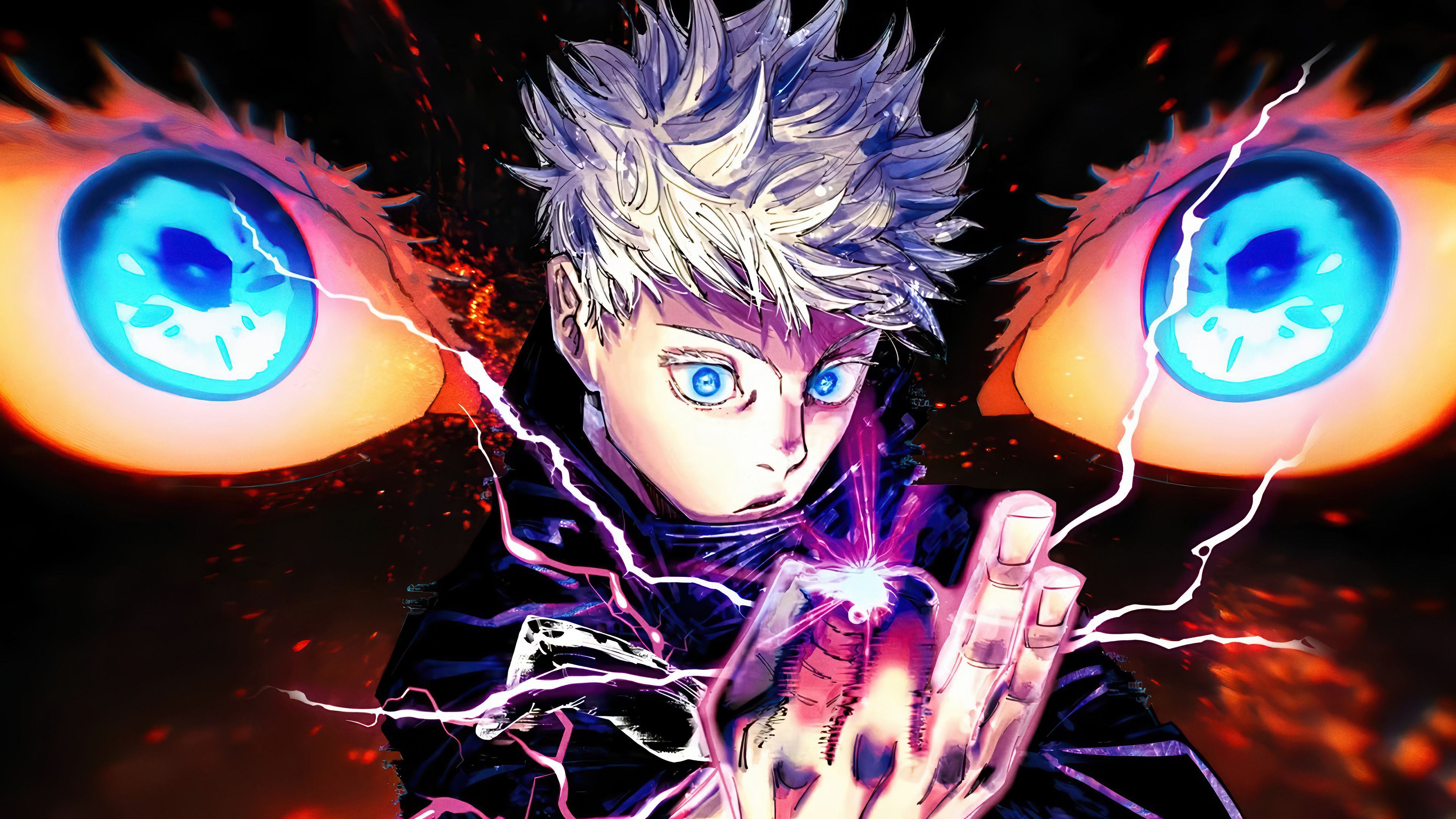 3840x2160 Gojo Eyes Jujutsu Kaisen 4K Wallpaper HD PC