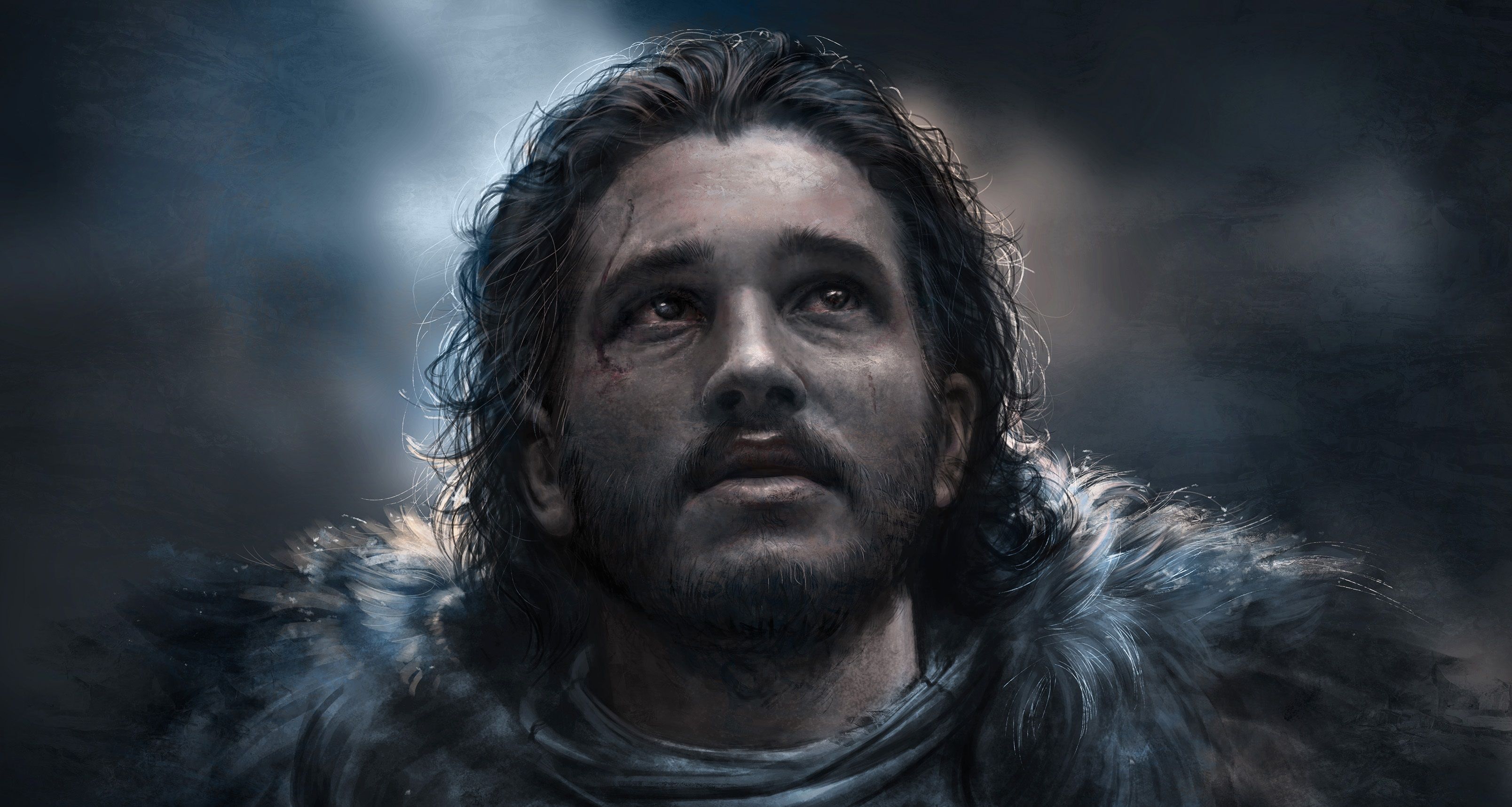 3216x1716 Jon Snow Best Art Wallpaper, HD Tv Shows Wallpaper, 4k Wallpaper, Image, Background, Photos and Picture