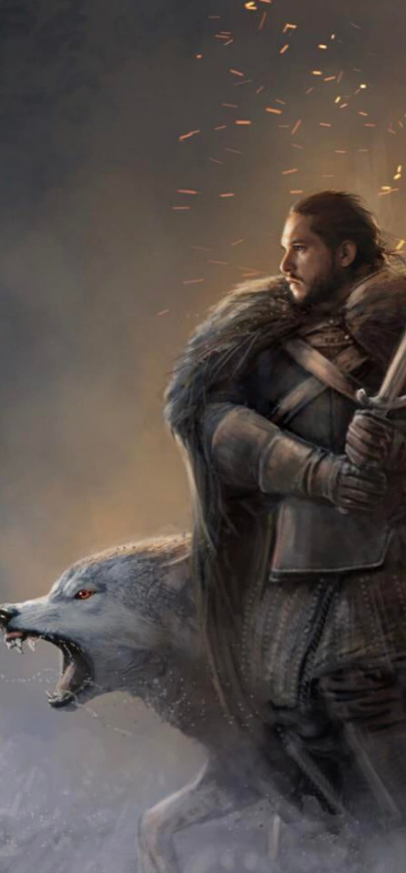 800x1717 Jon Snow, gameofthrones, got, season yagritte, HD phone wallpaper