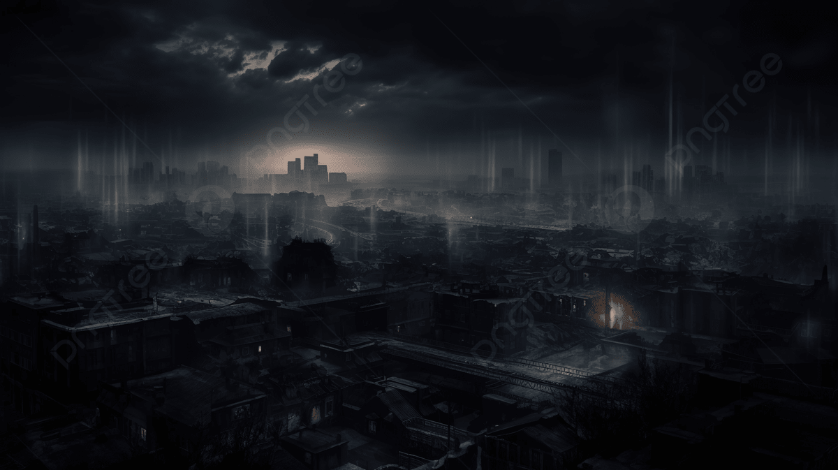 1200x673 Dark City With The Rain Photo And Picture For Free Download