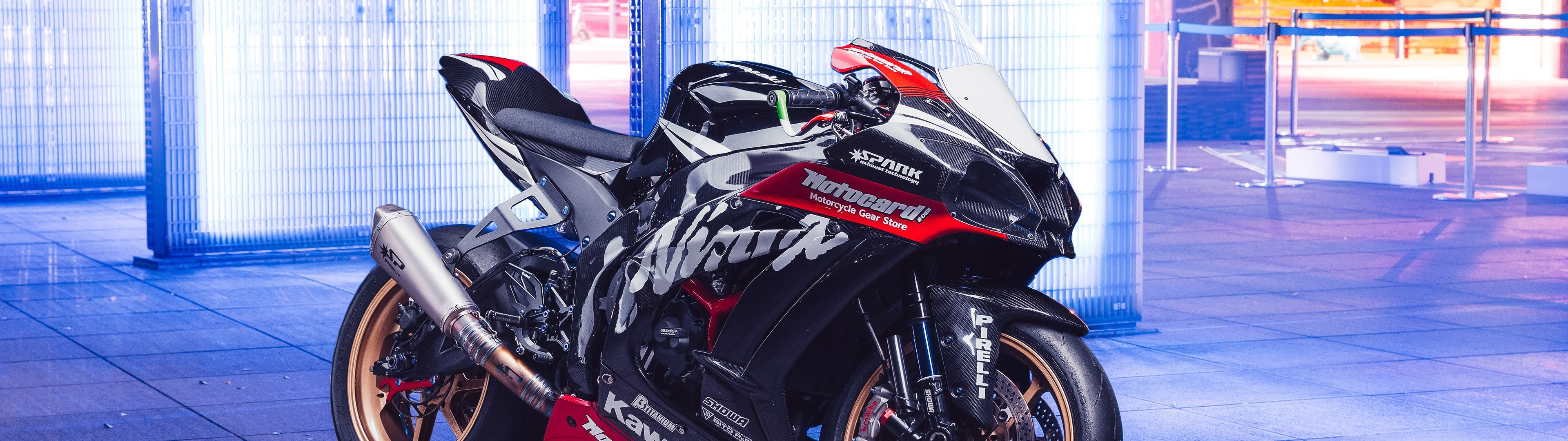 3840x1080 Kawasaki Ninja ZX 10R Wallpaper 4K, Sports Bikes
