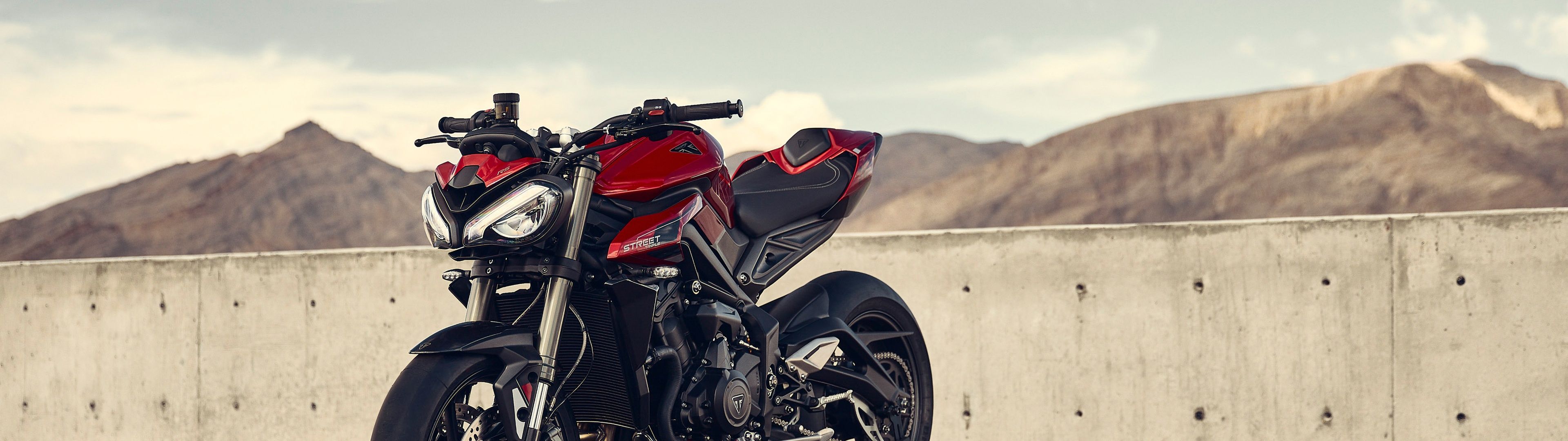 3840x1080 Triumph Street Triple RS Wallpaper 4K, Street bikes, 2023