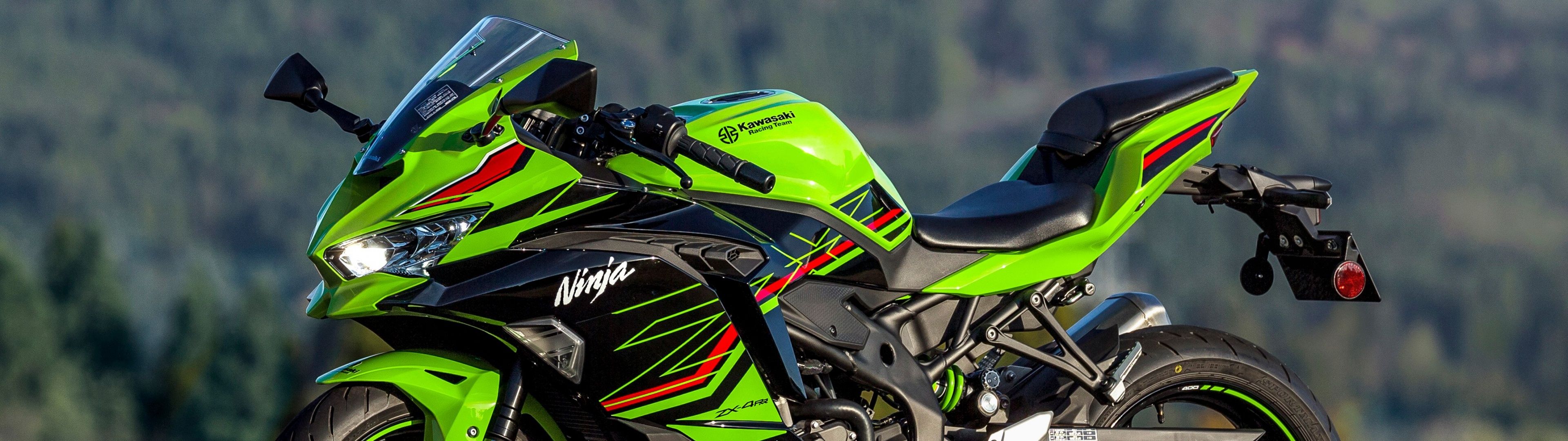 3840x1080 Kawasaki Ninja ZX 4RR Wallpaper 4K, Sports Bikes, 2023