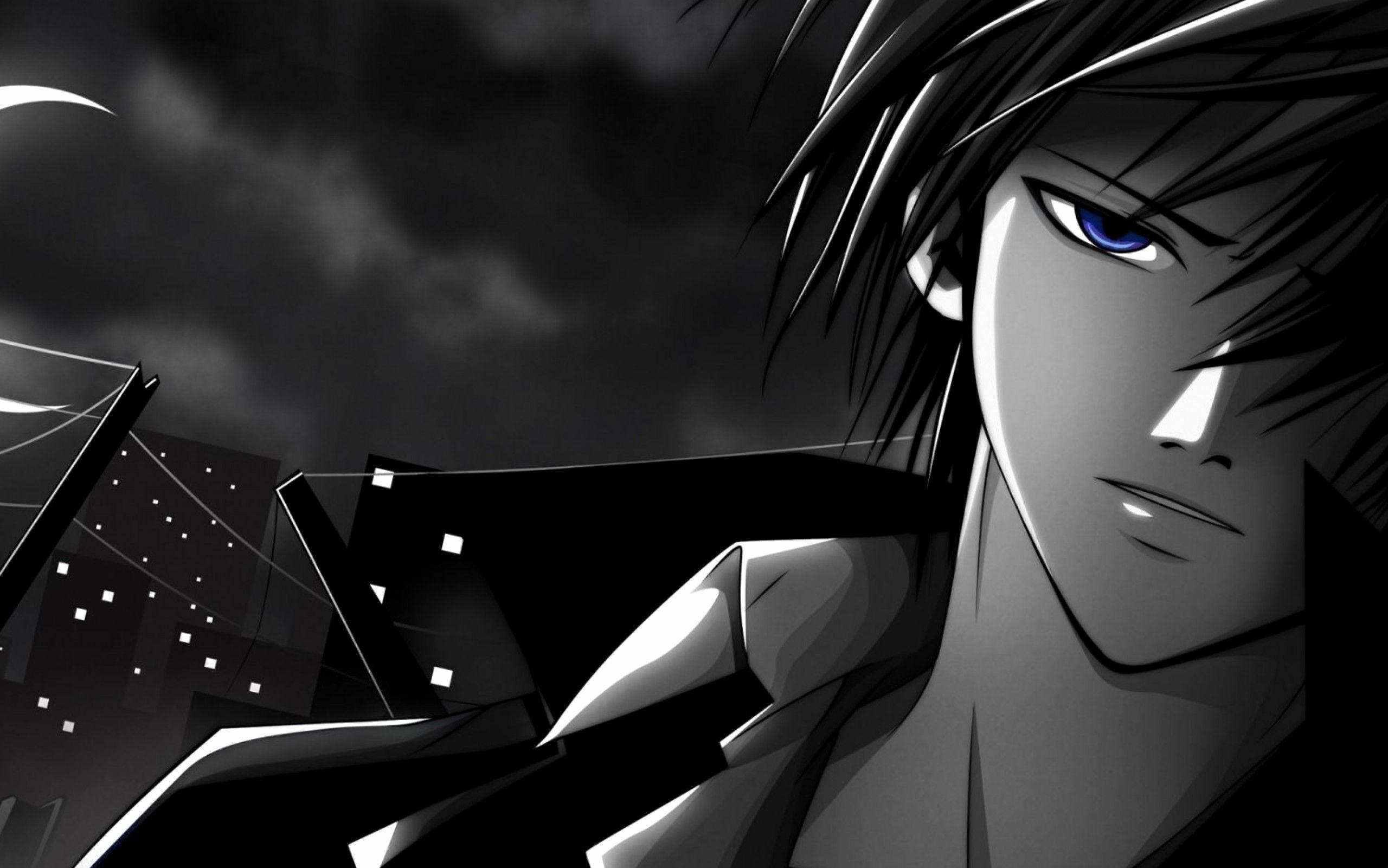 2560x1601 Sad Emo Boy Anime Wallpaper