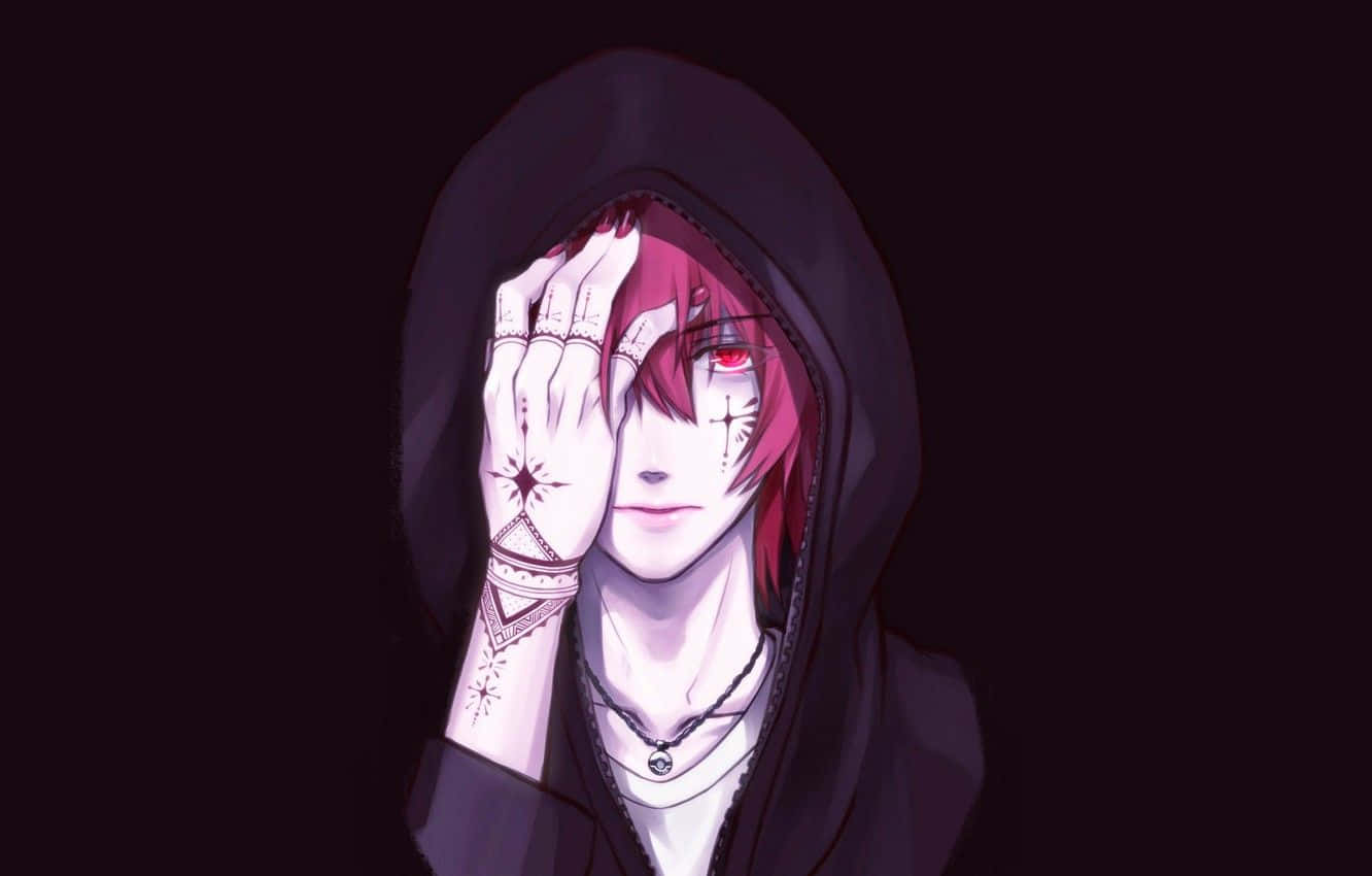 1332x850 Download free Sad Emo Anime Boy Wallpaper