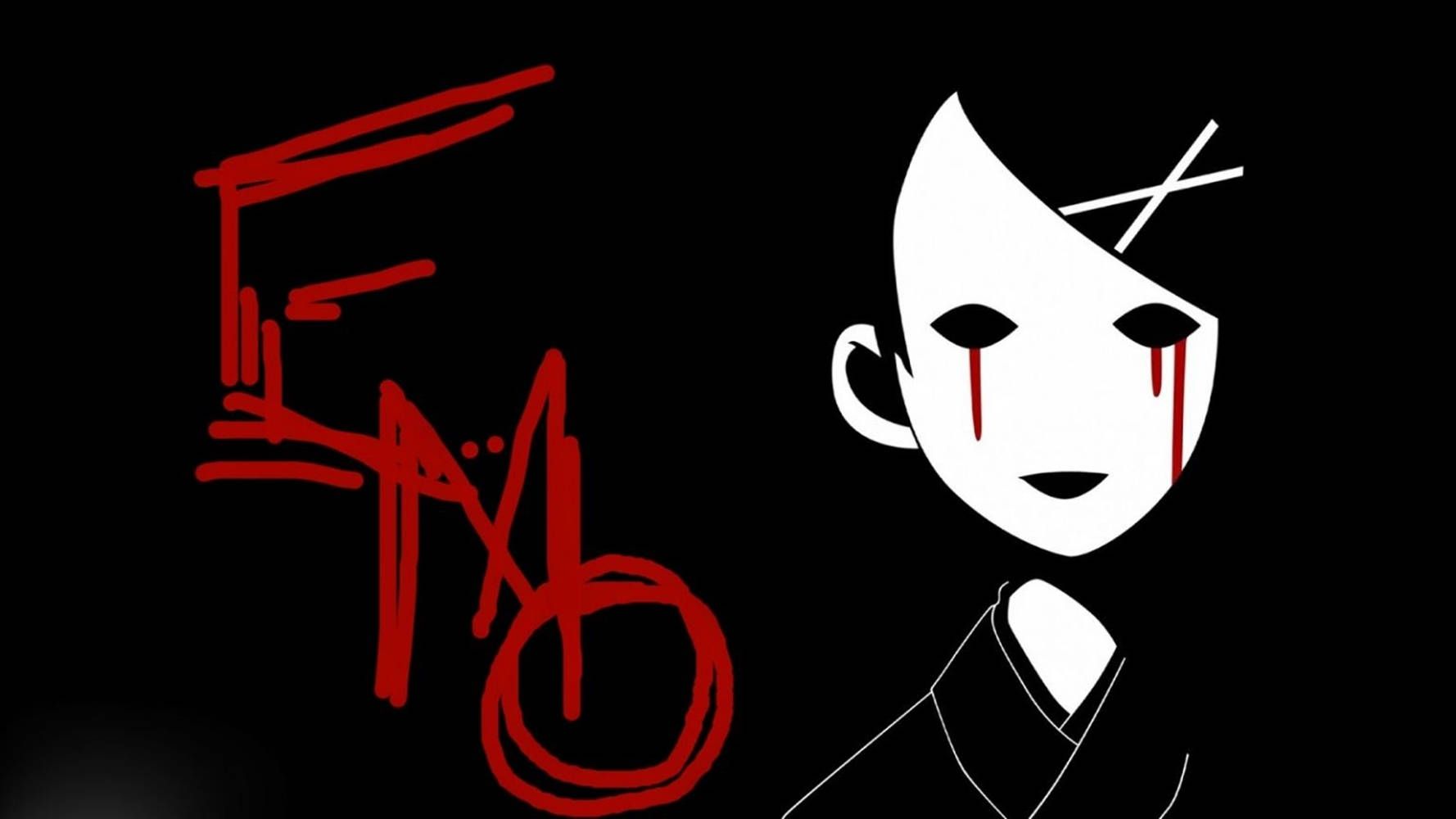 1778x1000 Alone Sad Anime Boys Emo Wallpaper