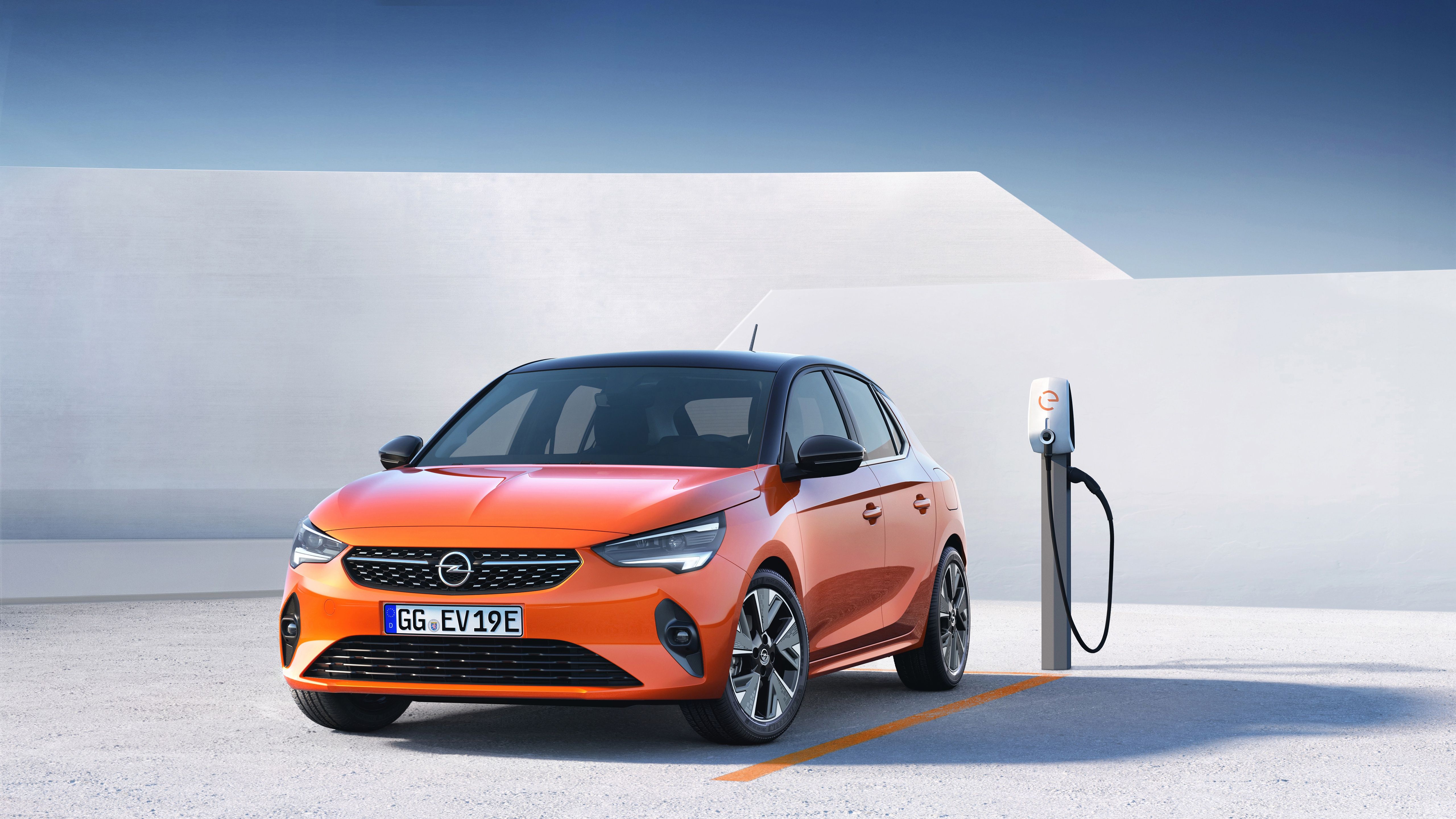 5120x2880 Download Compact Car Orange Car Car Opel Vehicle Opel Corsa 4k Ultra HD Wallpaperx2880