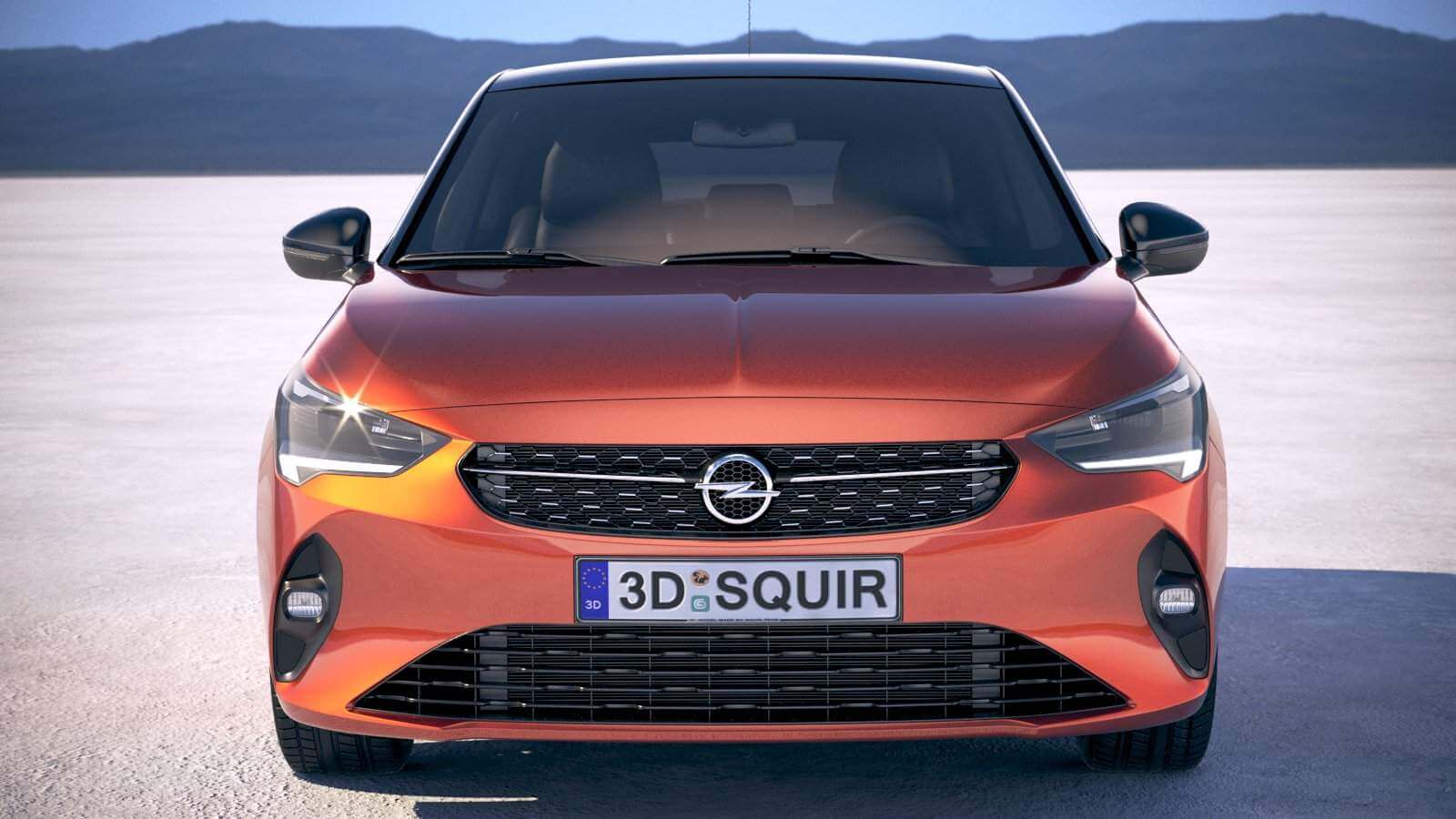 1600x900 Opel Corsa E 2020 3D Model