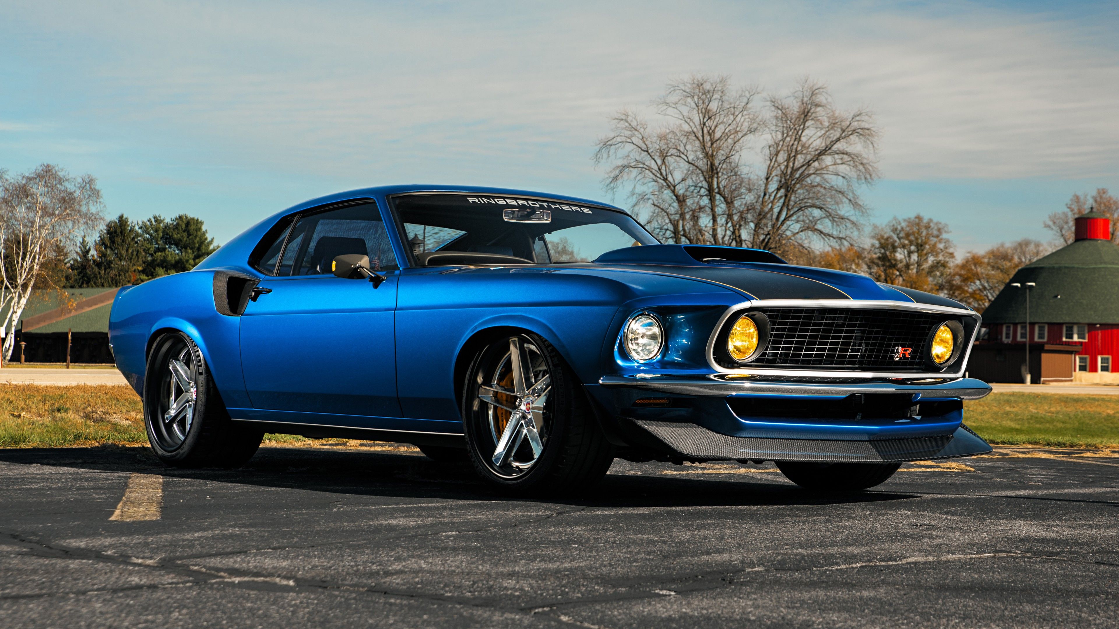 3840x2160 Ringbrothers Ford Mustang Patriarc 4K Wallpaper Car Wallpaper