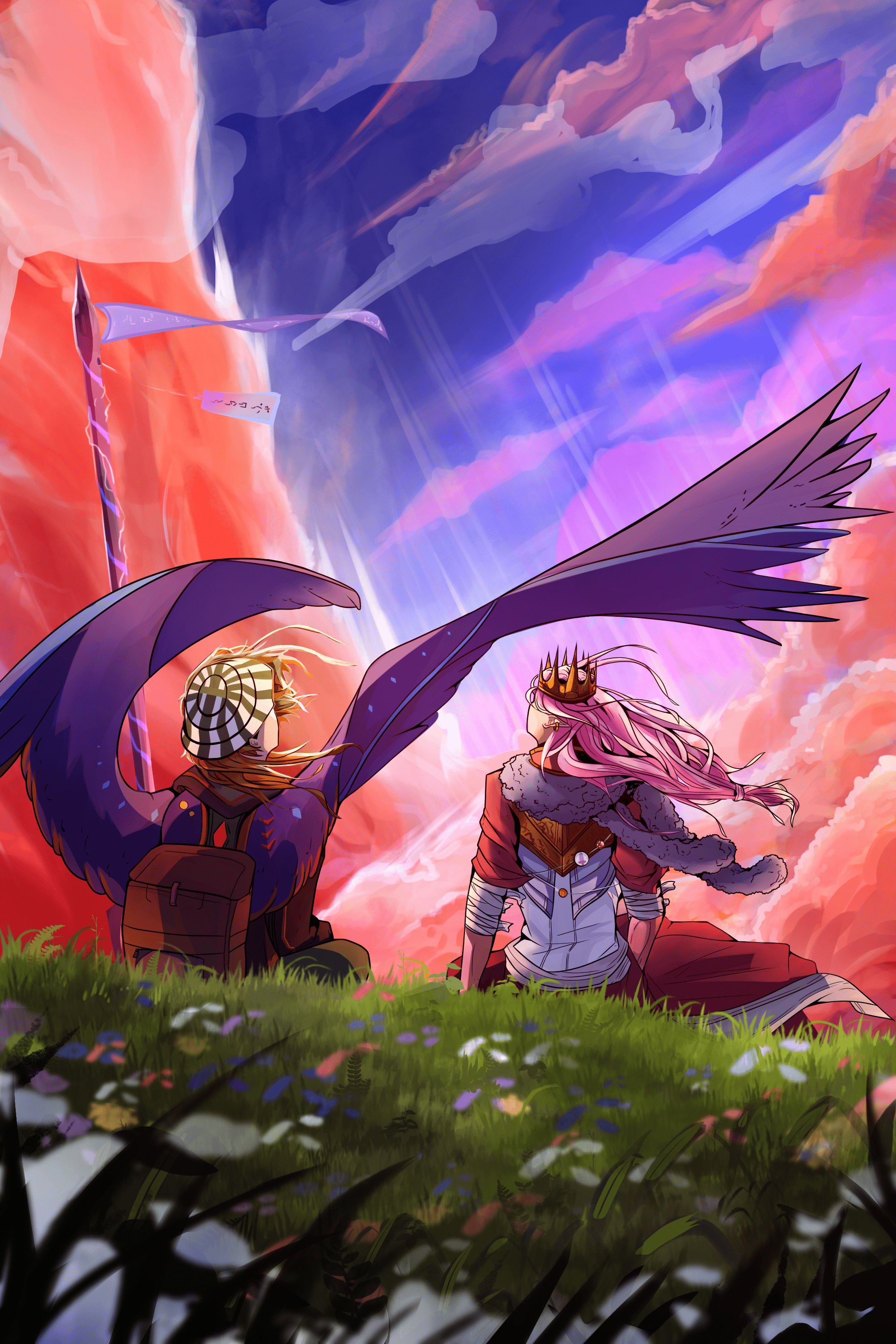 2160x3240 Philza and Technoblade Fanart