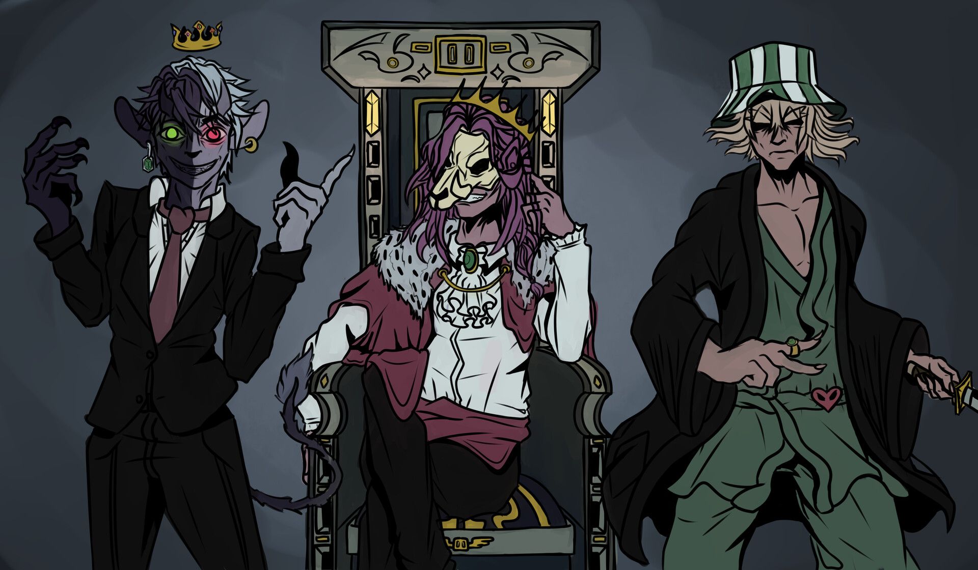 1920x1120 Ryuu daCat, Technoblade and Philza, the Syndicate