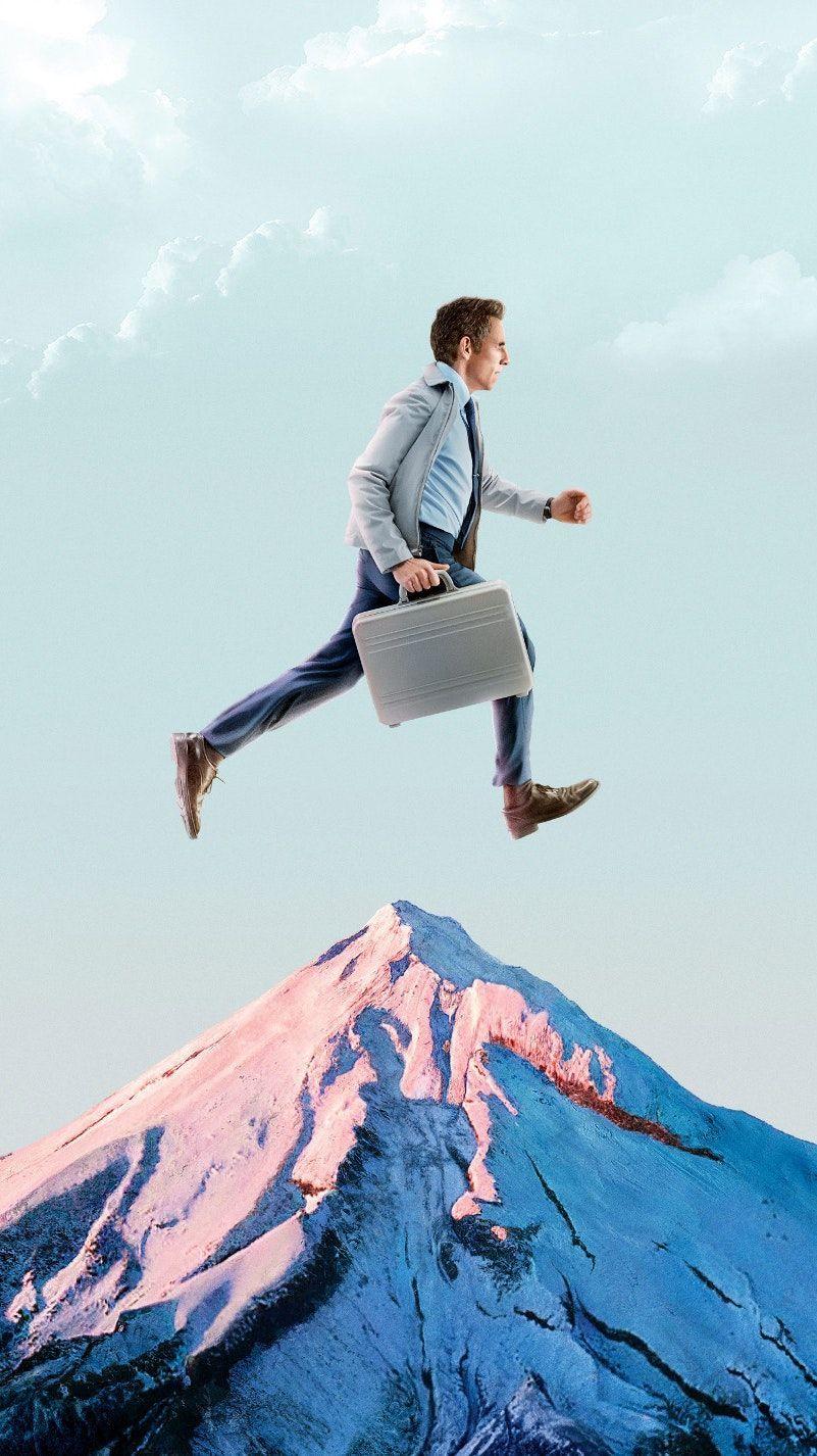 801x1426 The Secret Life of Walter Mitty (2013) Phone Wallpaper. 영화 포스터, 영화, 포스터