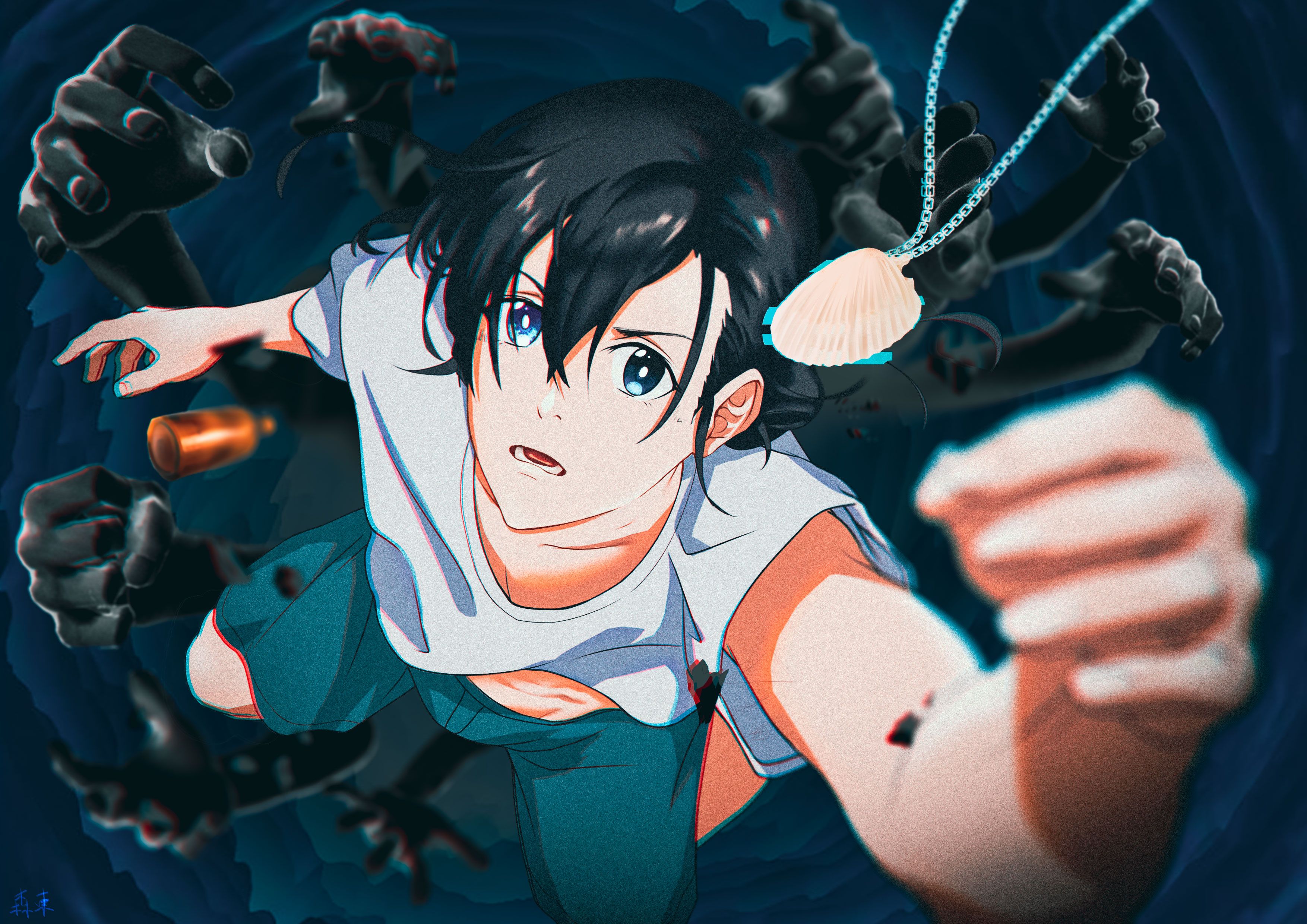 3508x2480 Download Shinpei Ajiro Anime Summer Time Rendering HD Wallpaper by 森東 Morihigashix2480