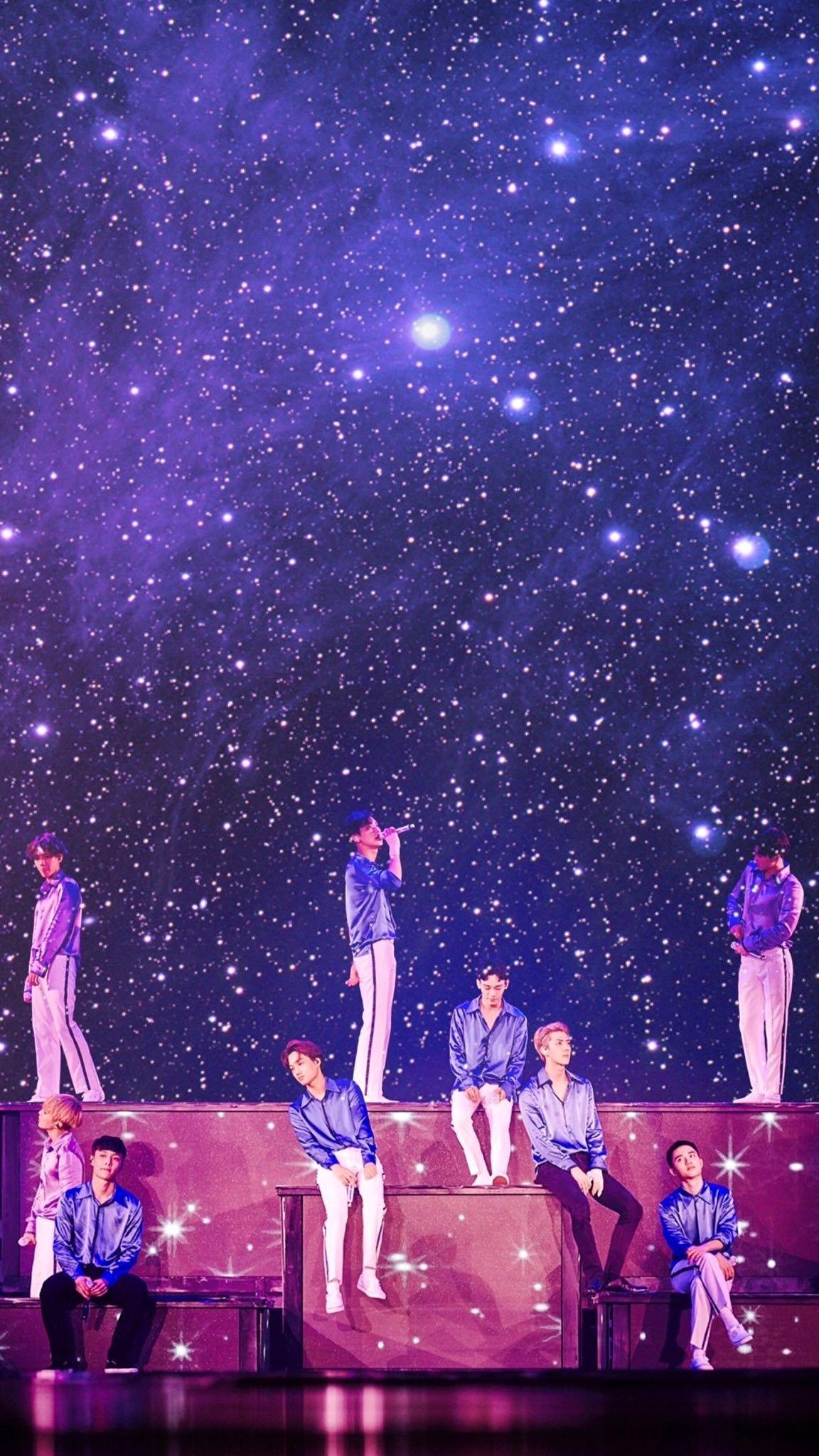 1152x2048 iPhone Exo Logo Wallpaper HD
