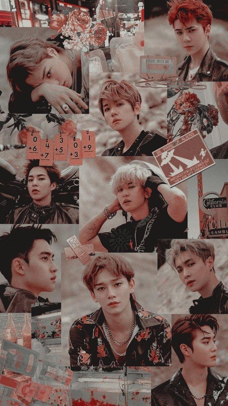 736x1309 Exo Ot9 Lockscreen, Download Wallpaper