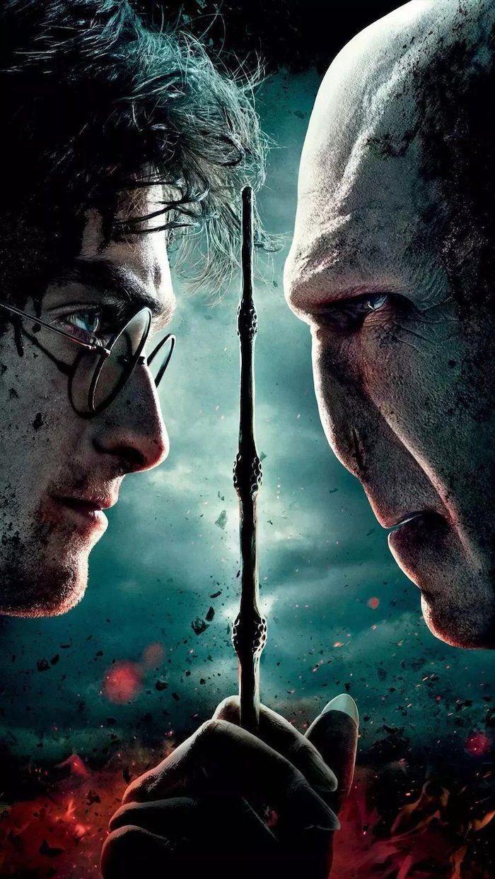 700x1244 Harry Potter Desktop Wallpaper Harry Voldemort Facing Each Other Elder Wand Between Them. Harry Potter Voldemort, Harry Potter Poster, Harry Potter Prequel
