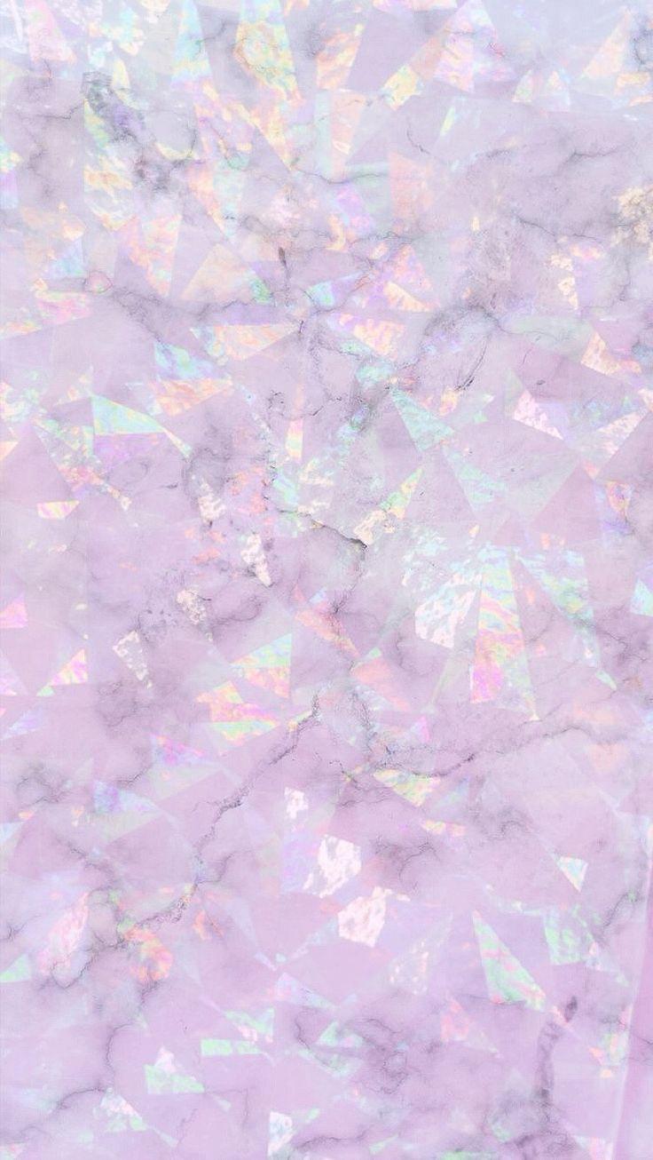 736x1306 Really cute iPhone wallpaper background marble holo iridescent pink