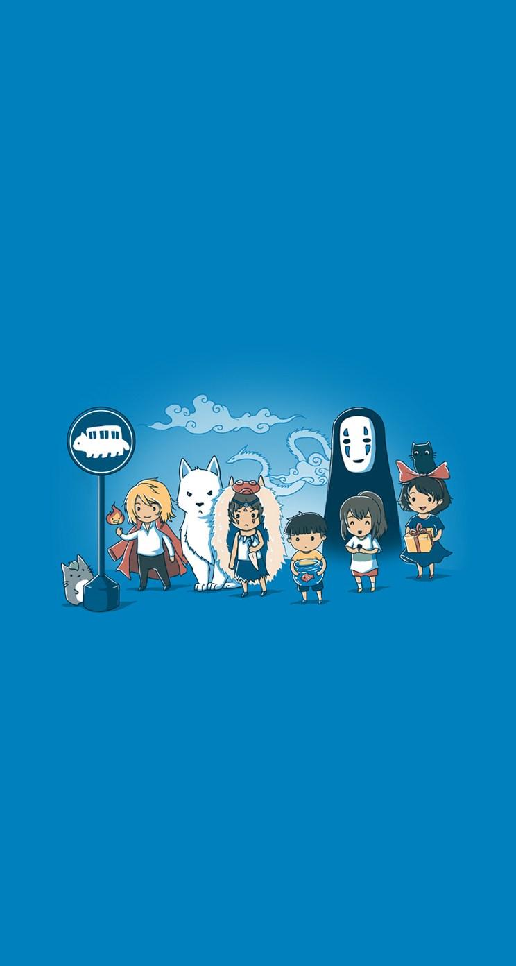 744x1392 Cute Anime IPhone Wallpaper