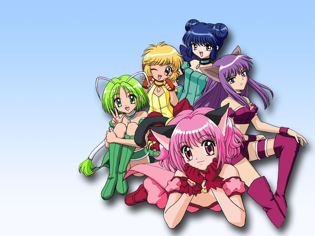 1024x768 Tokyo mew mew wallpaper