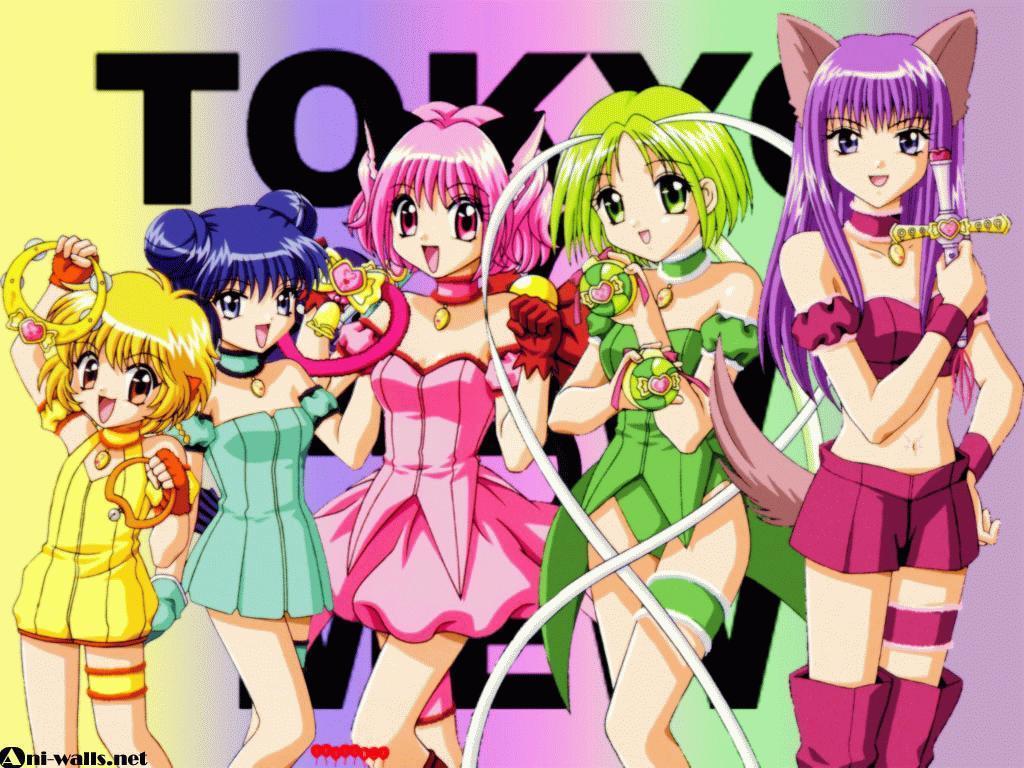 1024x768 Tokyo mew mew Mew Mew Wallpaper