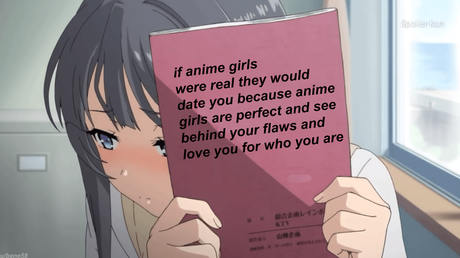 1920x1080 Love yourself like an anime girl would