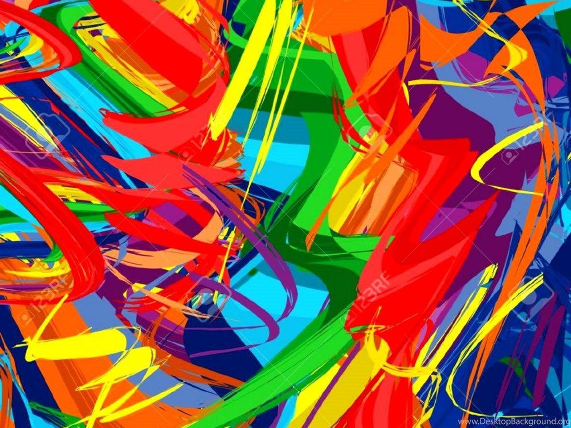 1152x864 Colourful Abstract Wallpaper Paint Desktop Background
