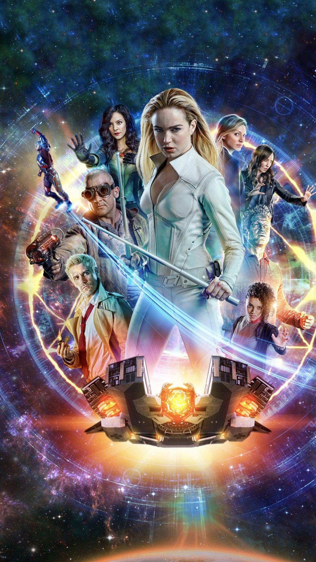 1080x1920 Wallpaper Legends Of Tomorrow, DC Comics, Season 4K, TV Series,. Wallpaper for iPhone, Android, Mobile and Desktop