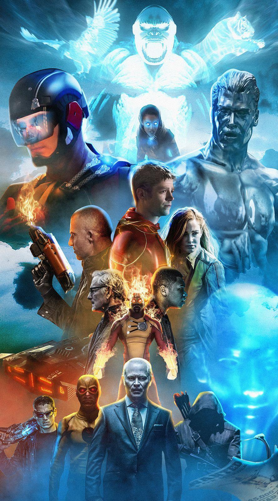 888x1600 Styled Legends Of Tomorrow Poster By Bosslogic On Artwork 5. Dc Legends Of Tomorrow, Superhero Shows, Legends Of Tommorow