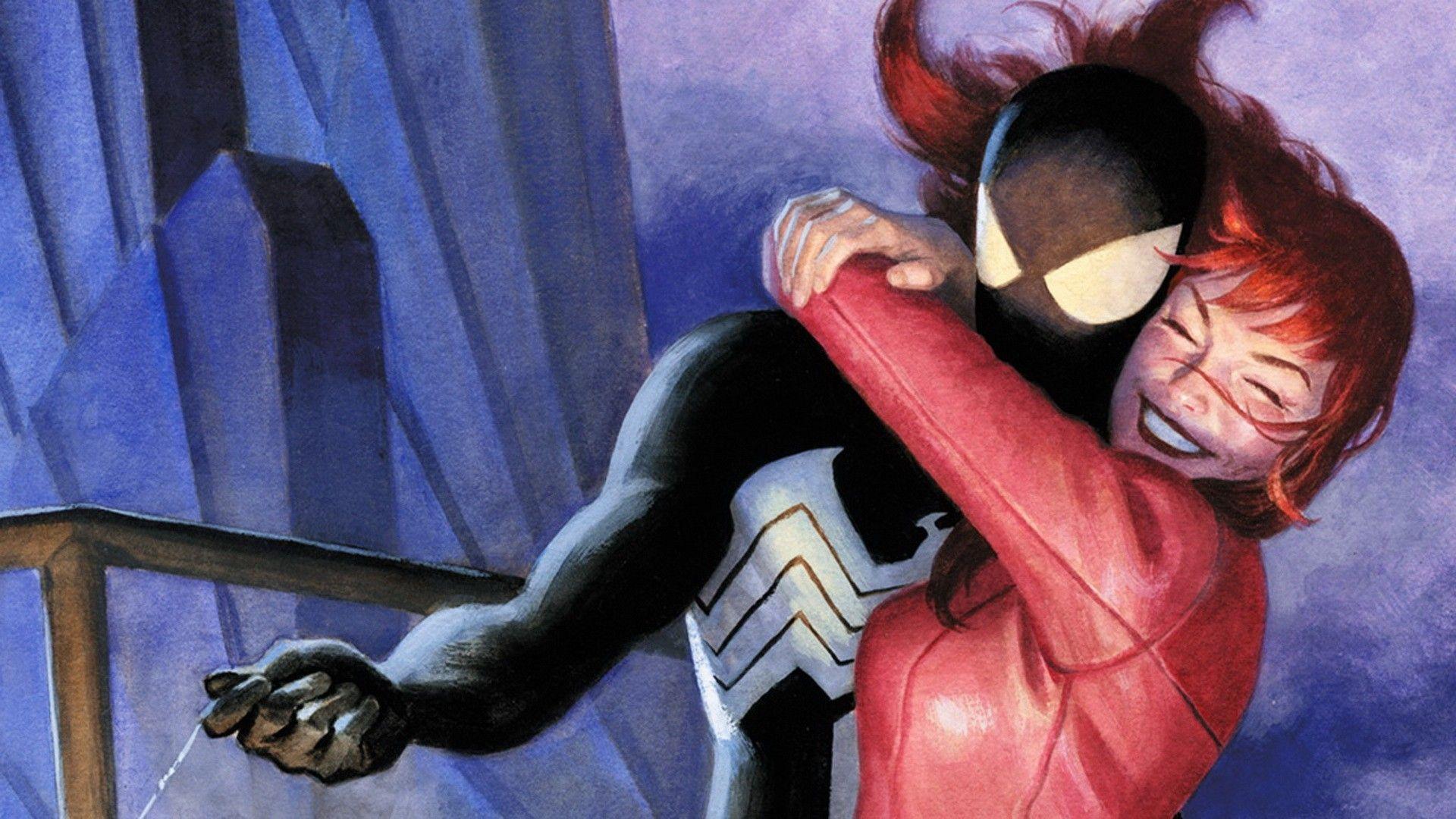 1920x1080 Comics Spider Man Mary Jane Watson Marvel Comics Wallpaperx1080