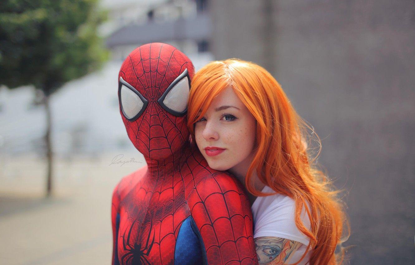 1332x850 Wallpaper Cosplay, Spider Man, Peter Parker, Mary Jane Watson, By Dajathwi Image For Desktop, Section разное