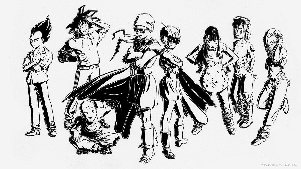 1200x675 Dragon Ball Wallpaper Black And White HD Wallpaper
