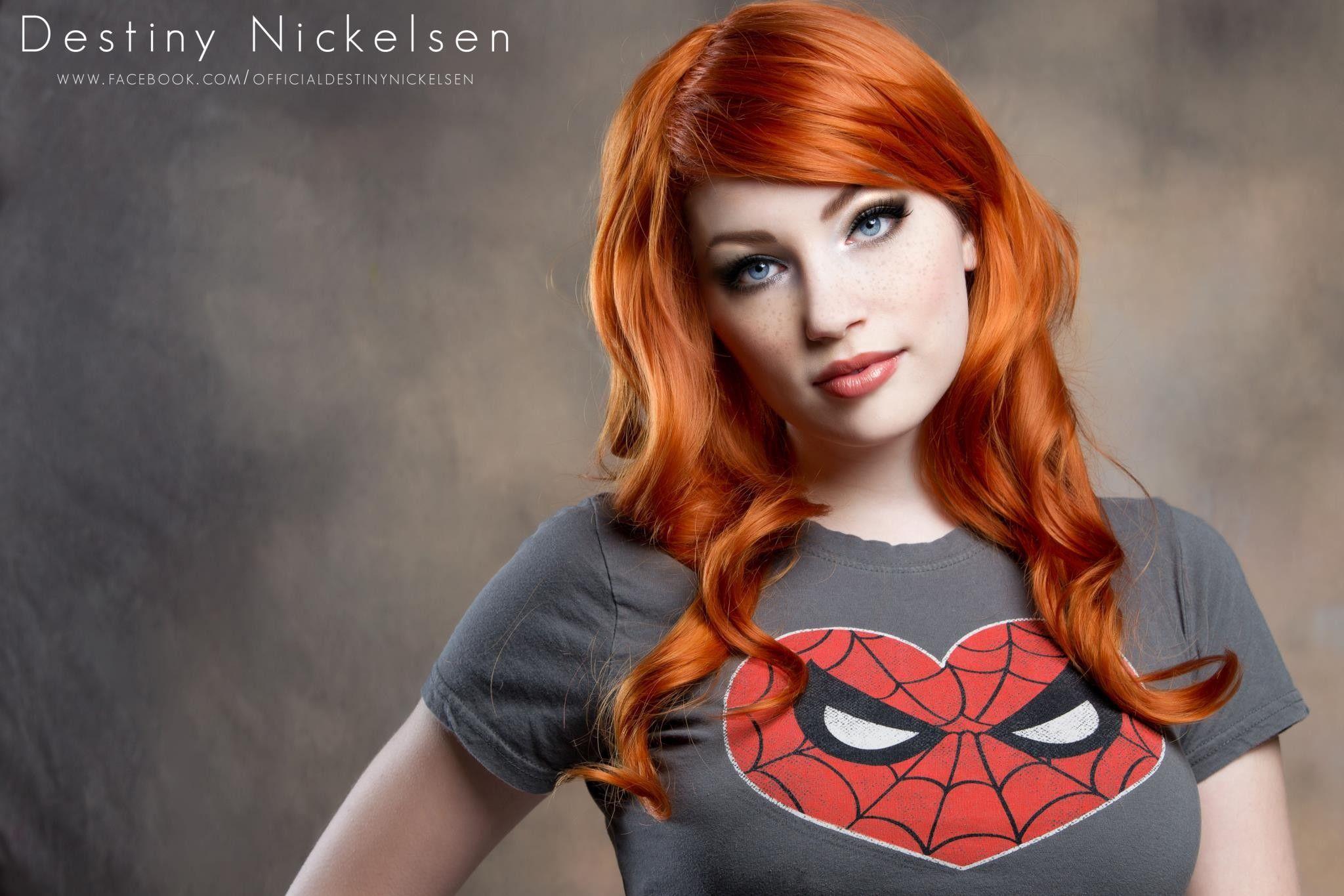 2048x1365 #Destiny Nickelsen, #model, #looking at viewer, #long hair, # MaryJane, #cosplay, #redhead, #women, #Mary Jane Watson wallpaper. Mocah.org HD Wallpaper