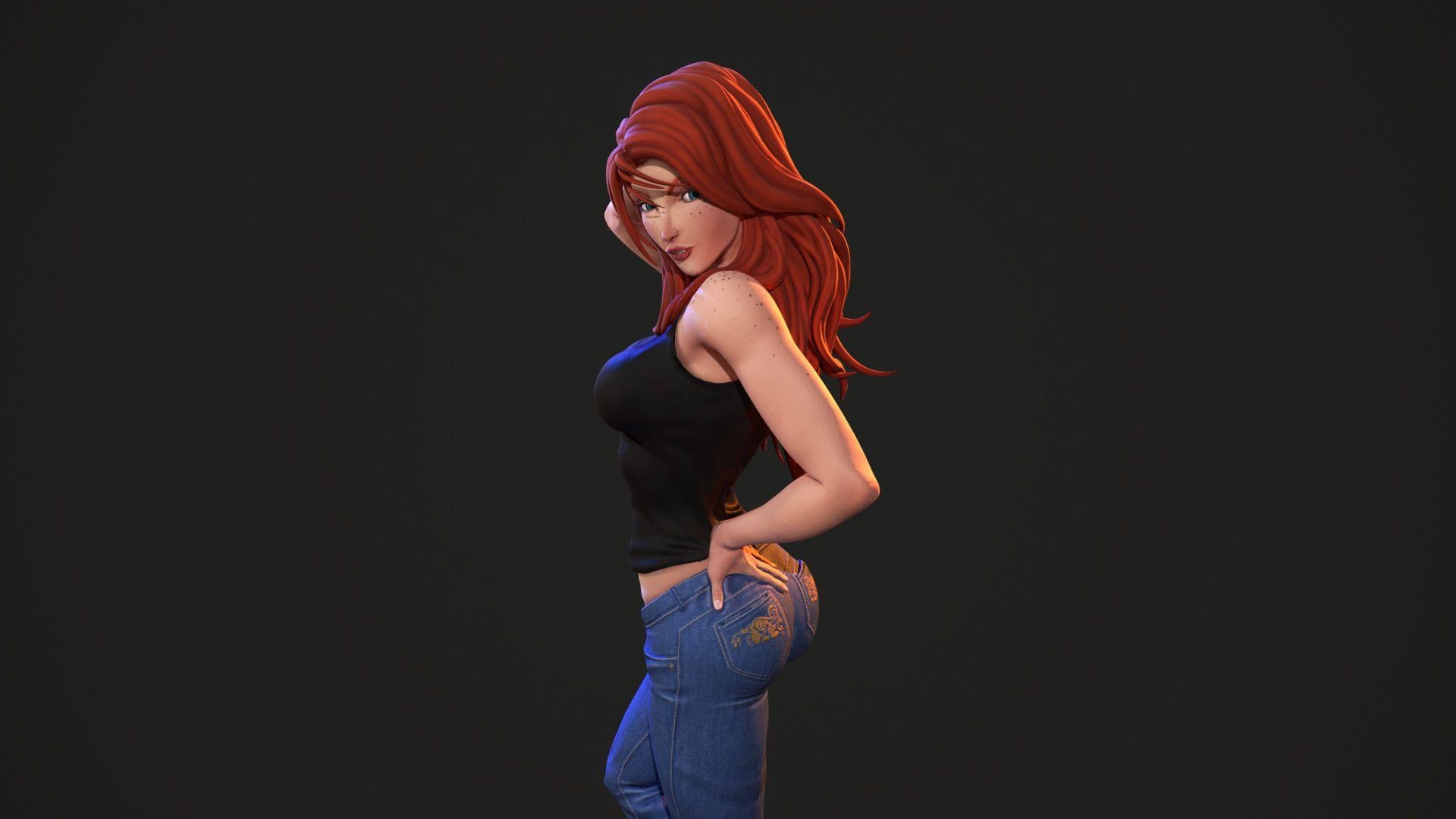 1920x1080 Mary Jane Watson, Isaac Fernandez