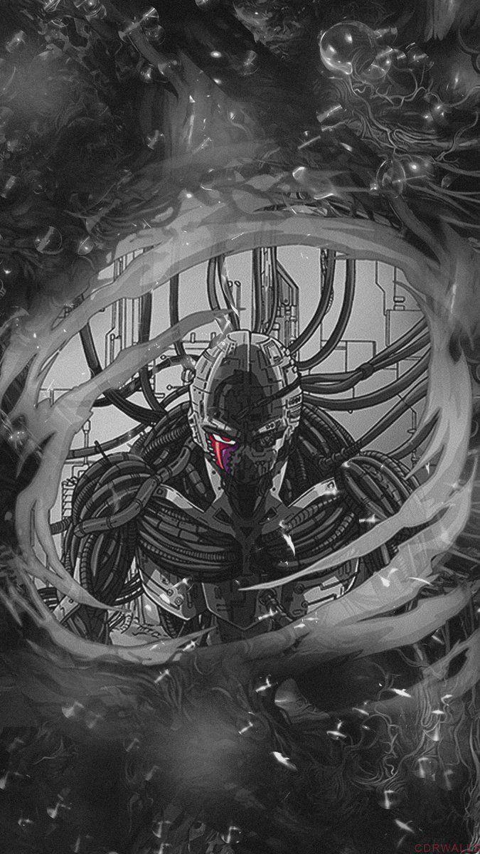 675x1200 Dragon Ball Z Black And White Wallpaper