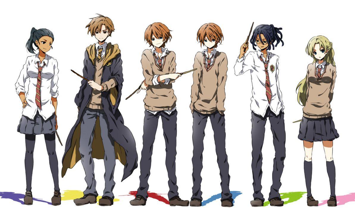 1193x700 Angelina johnson cedric diggory fred weasley george weasley harry potter katie bell lee jordan wallpaperx945