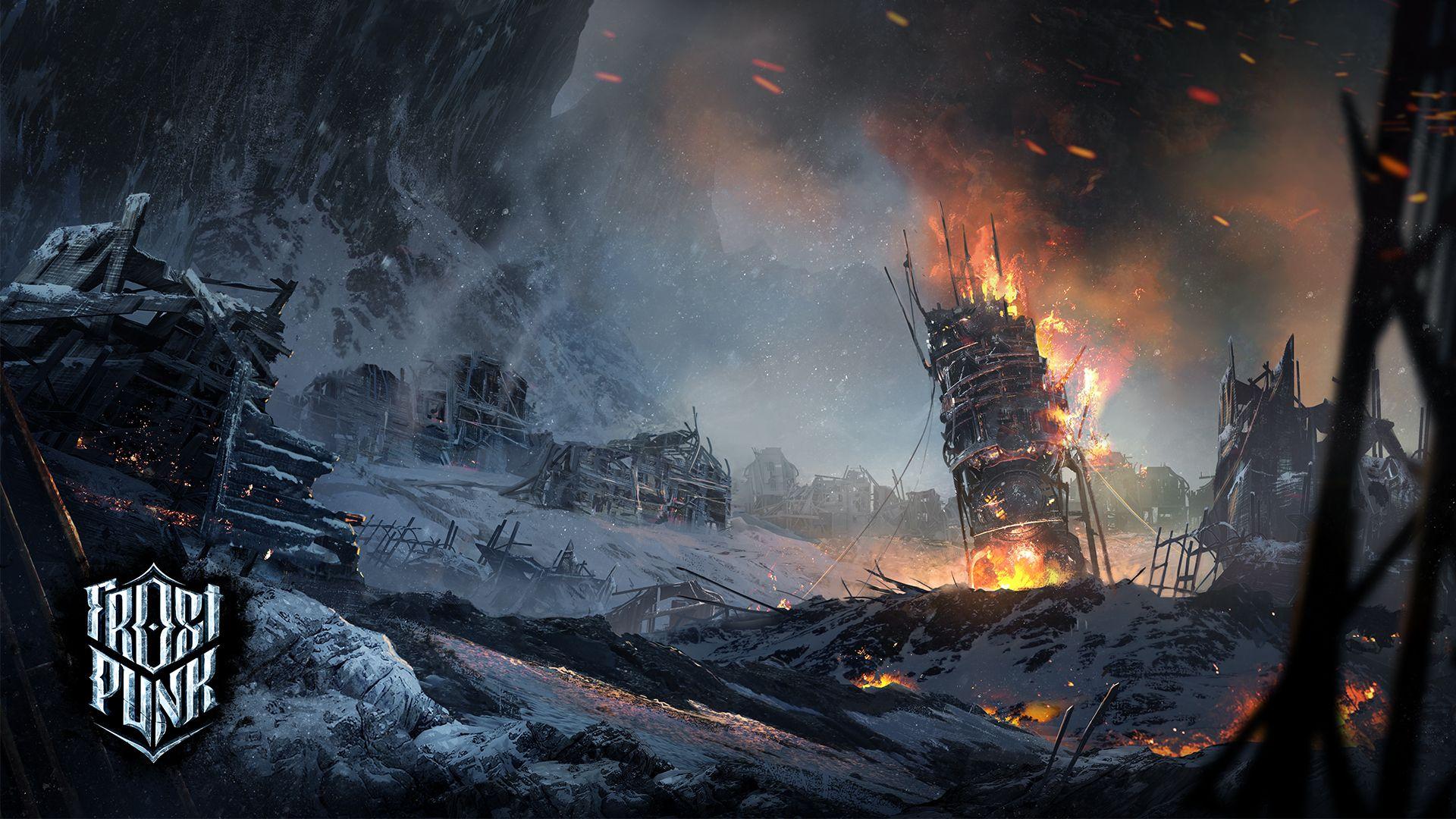 1920x1080 Frostpunk (2018) promotional art