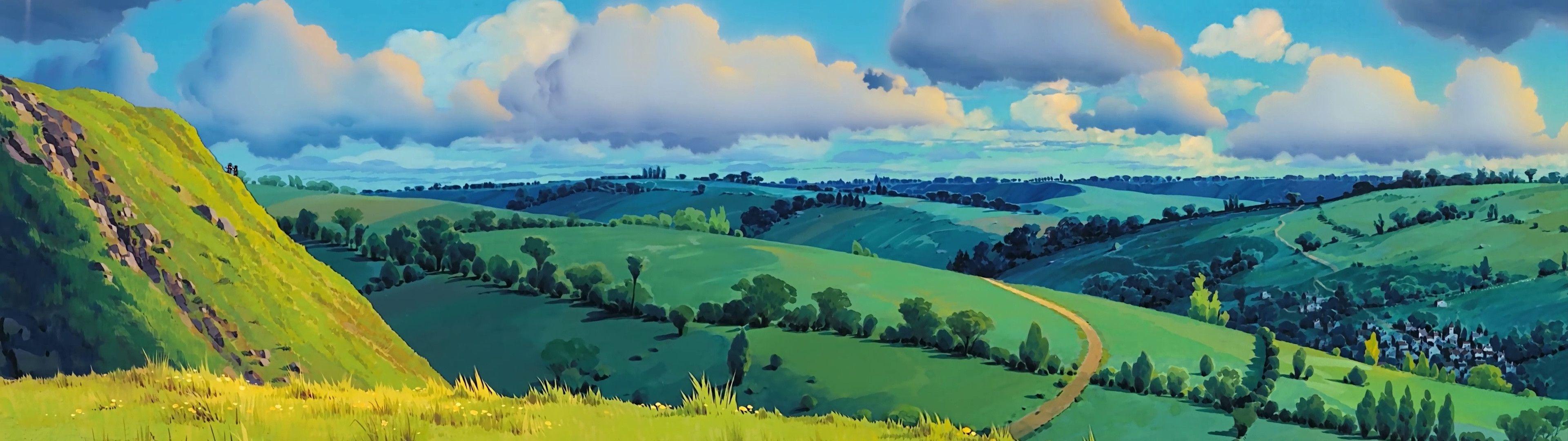 Ghibli Dual Wallpapers - Top Free Ghibli Dual Backgrounds - WallpaperAccess