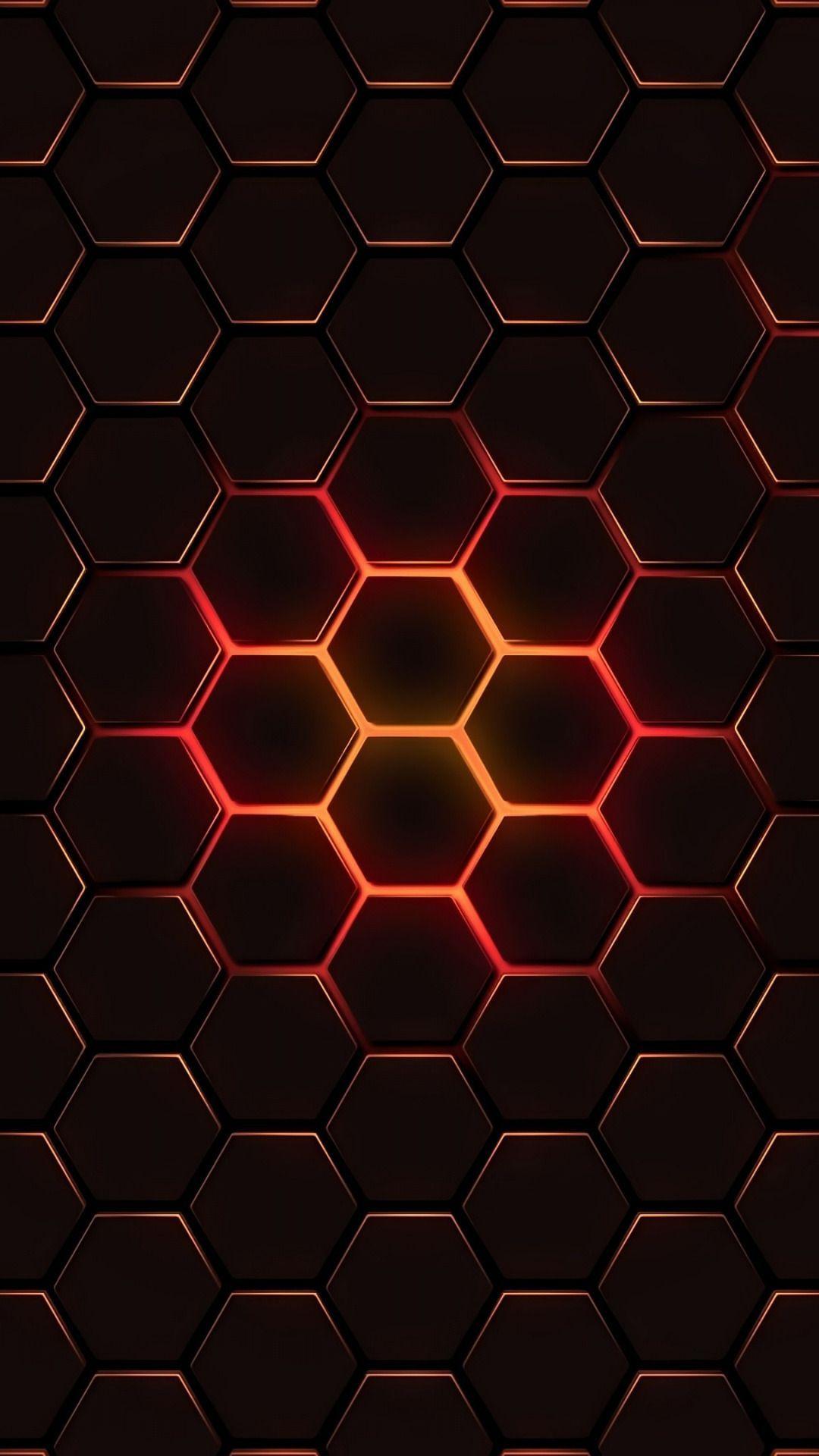 1080x1920 Hexagon, abstract, geometry wallpaper - Grey wallpaper mobile, Black phone wallpaper, Abstract