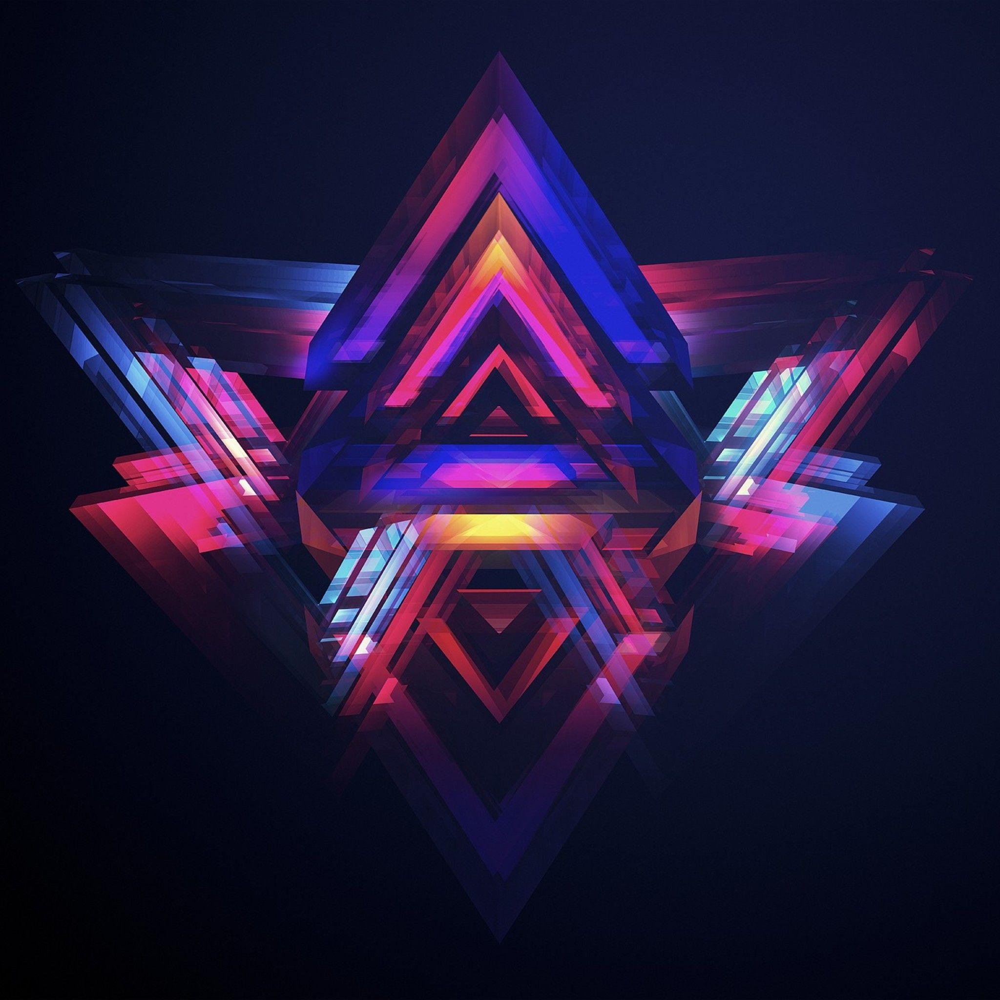 2048x2048 Abstract Geometry Wallpaper