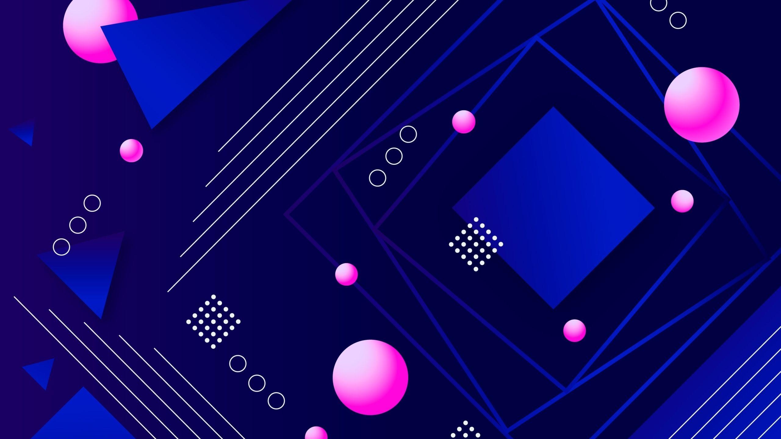 2560x1440 Abstraction Geometry 1440P Resolution Wallpaper, HD Abstract 4K Wallpaper, Image, Photo and Background